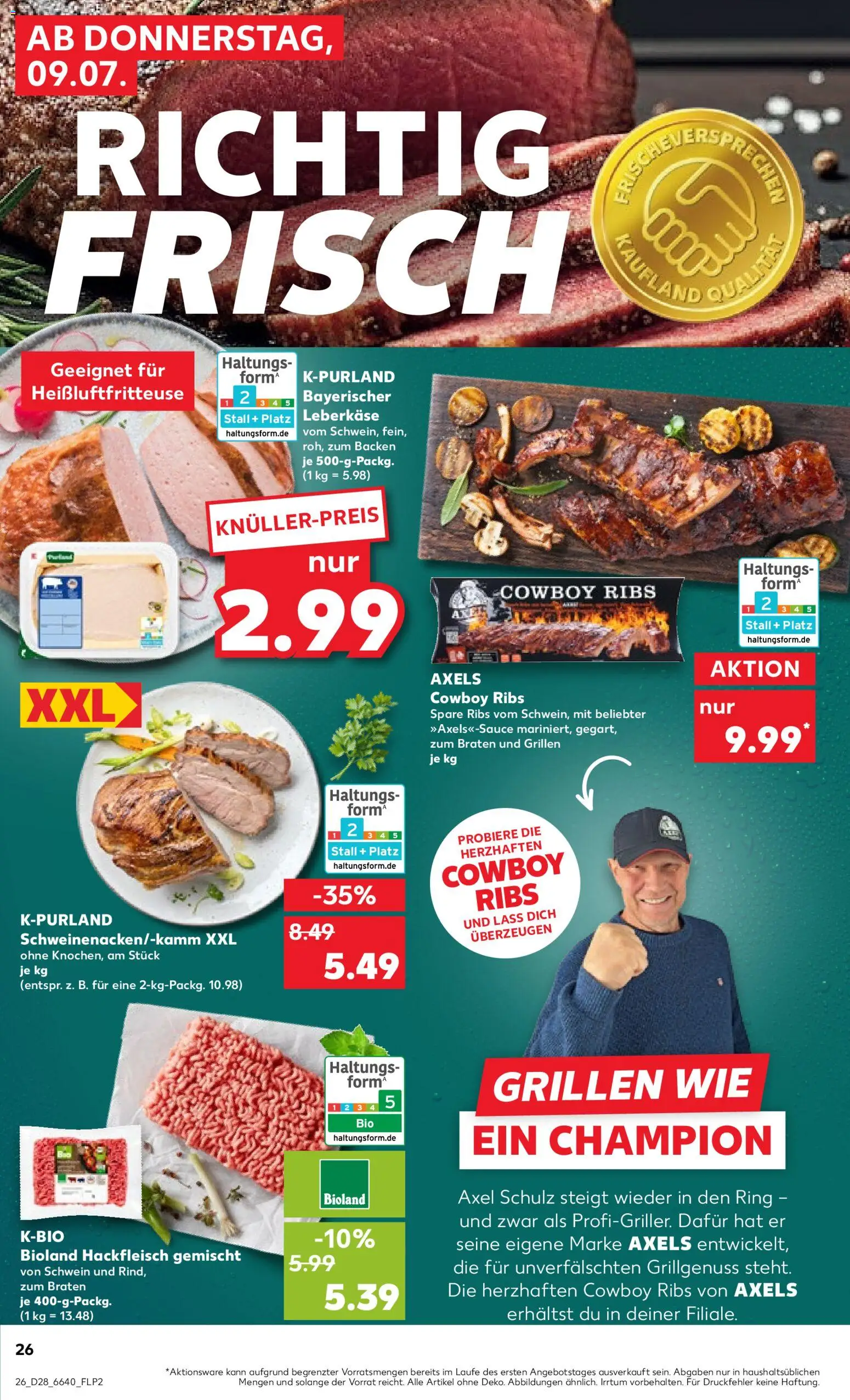 Kaufland Prospekt | 09.07.2026 | Wie erhält man einen begrenzten Rabatt? | Deutschland