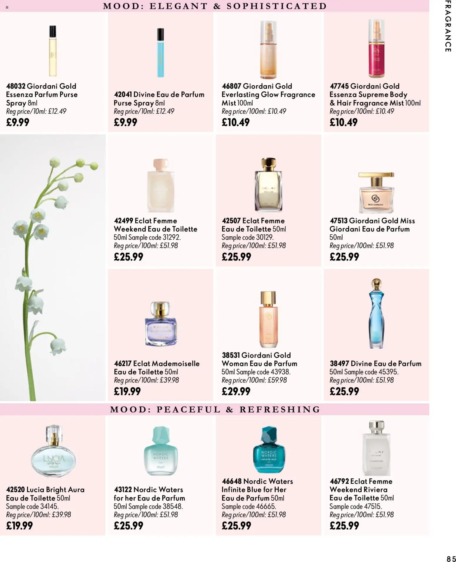 Oriflame - ECatalogue Leaflet in United Kingdom