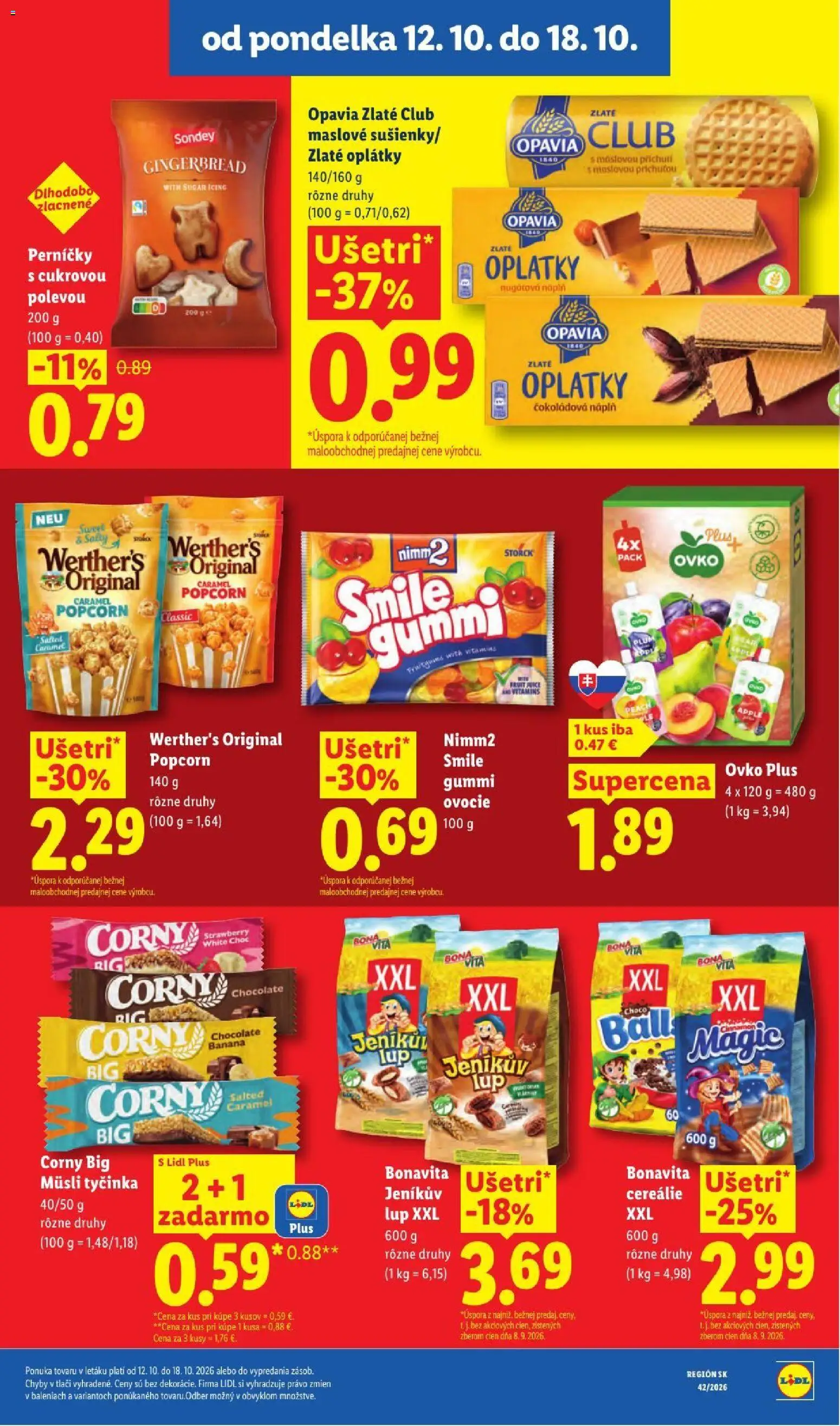 Lidl leták Leták in Slovensko