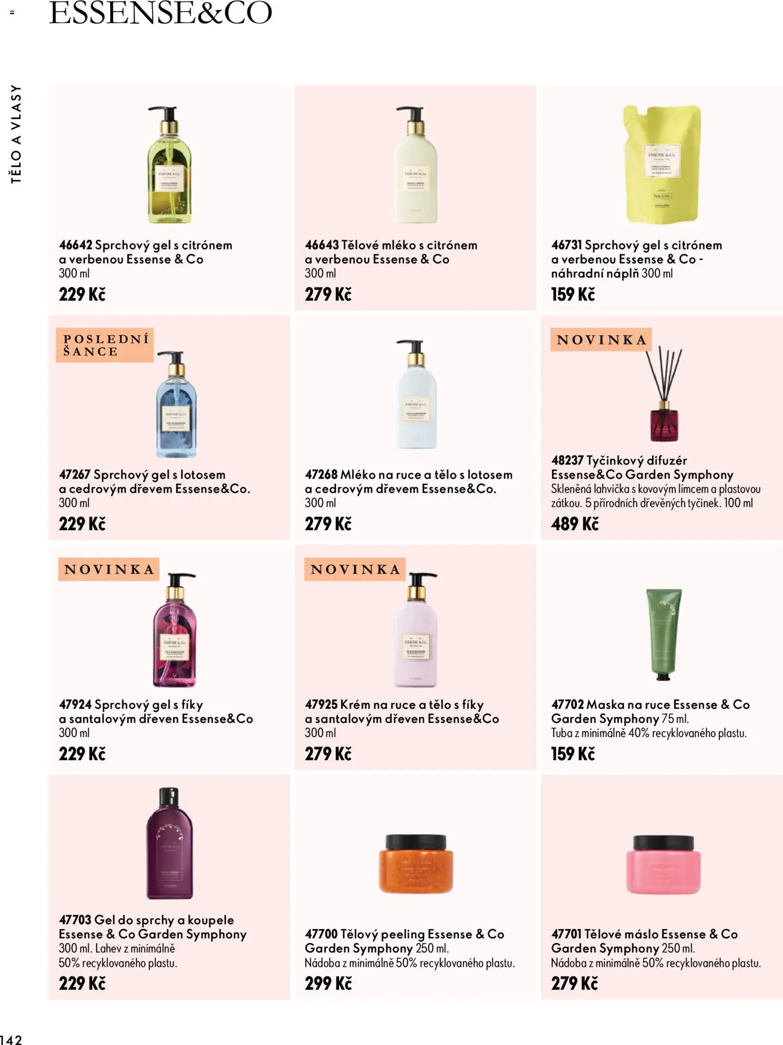 Oriflame katalog Novage+ Proceuticals Leták in Česko