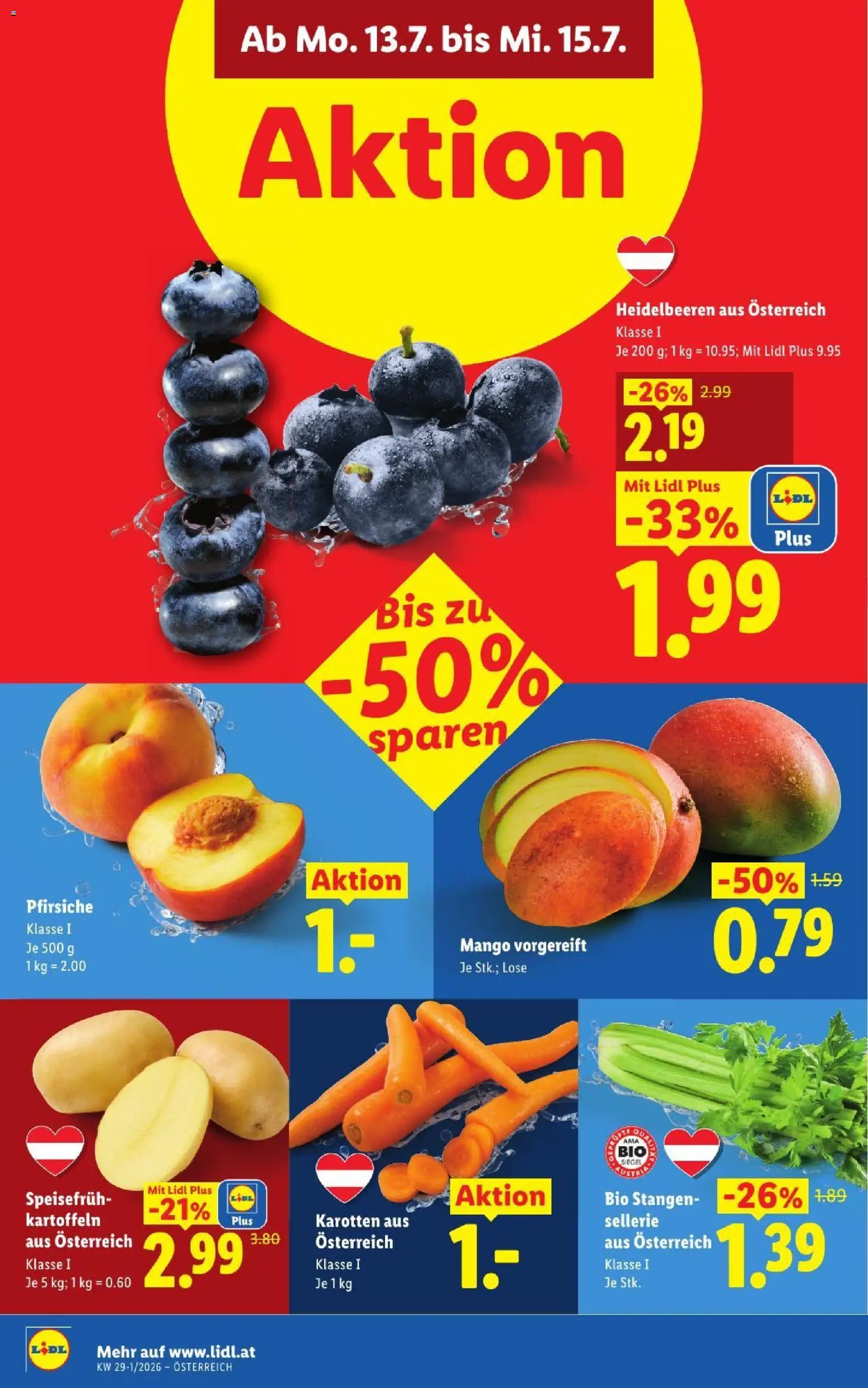 Jetzt sparen im Lidl - Flugblatt | 09.07.2026 ✳️ Angebote ab Donnerstag | Österreich