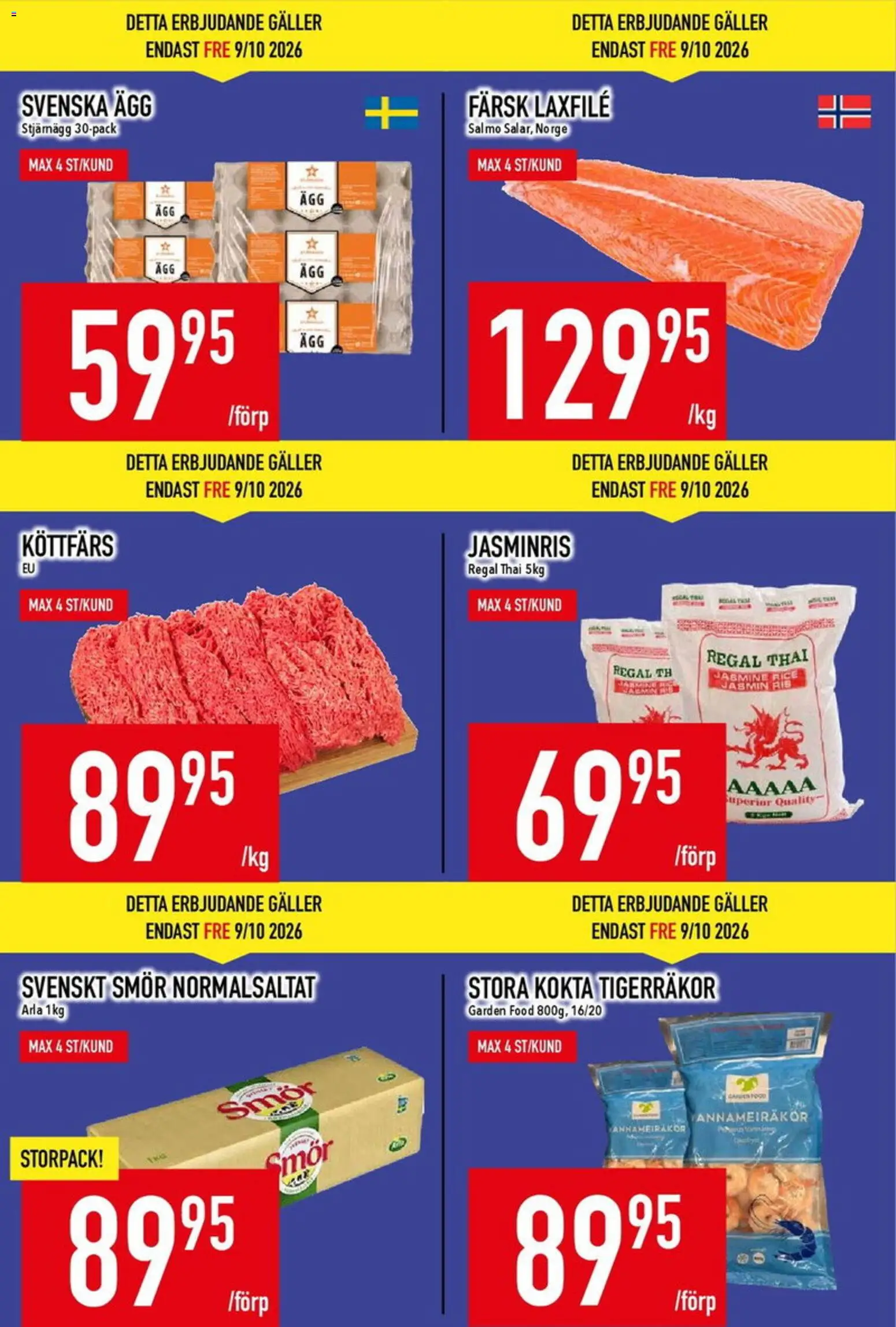 Matdax erbjudanden Reklamblad in Sverige