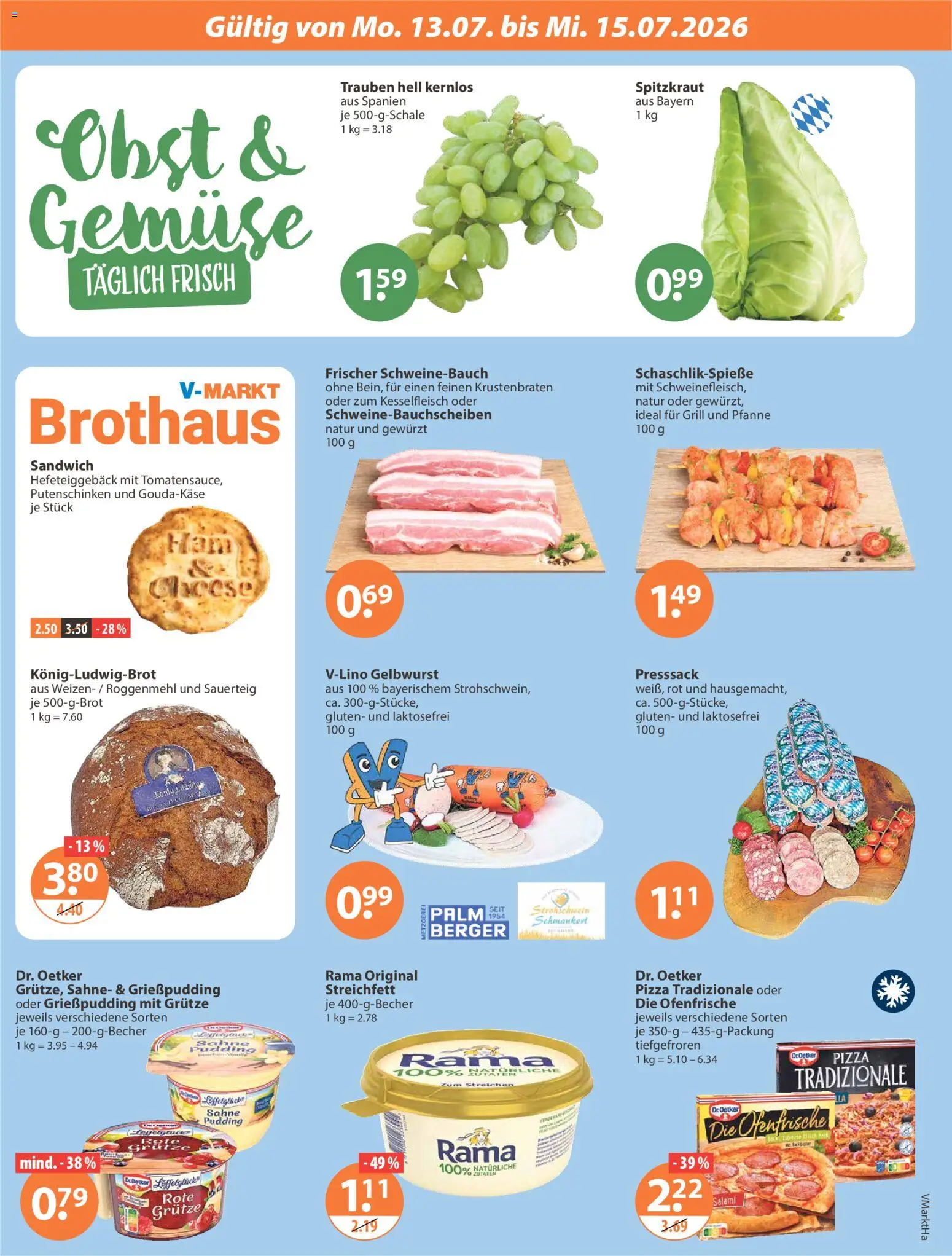 V-Markt Angebote | 09.07.2026 | Wie erhält man einen begrenzten Rabatt? | Deutschland