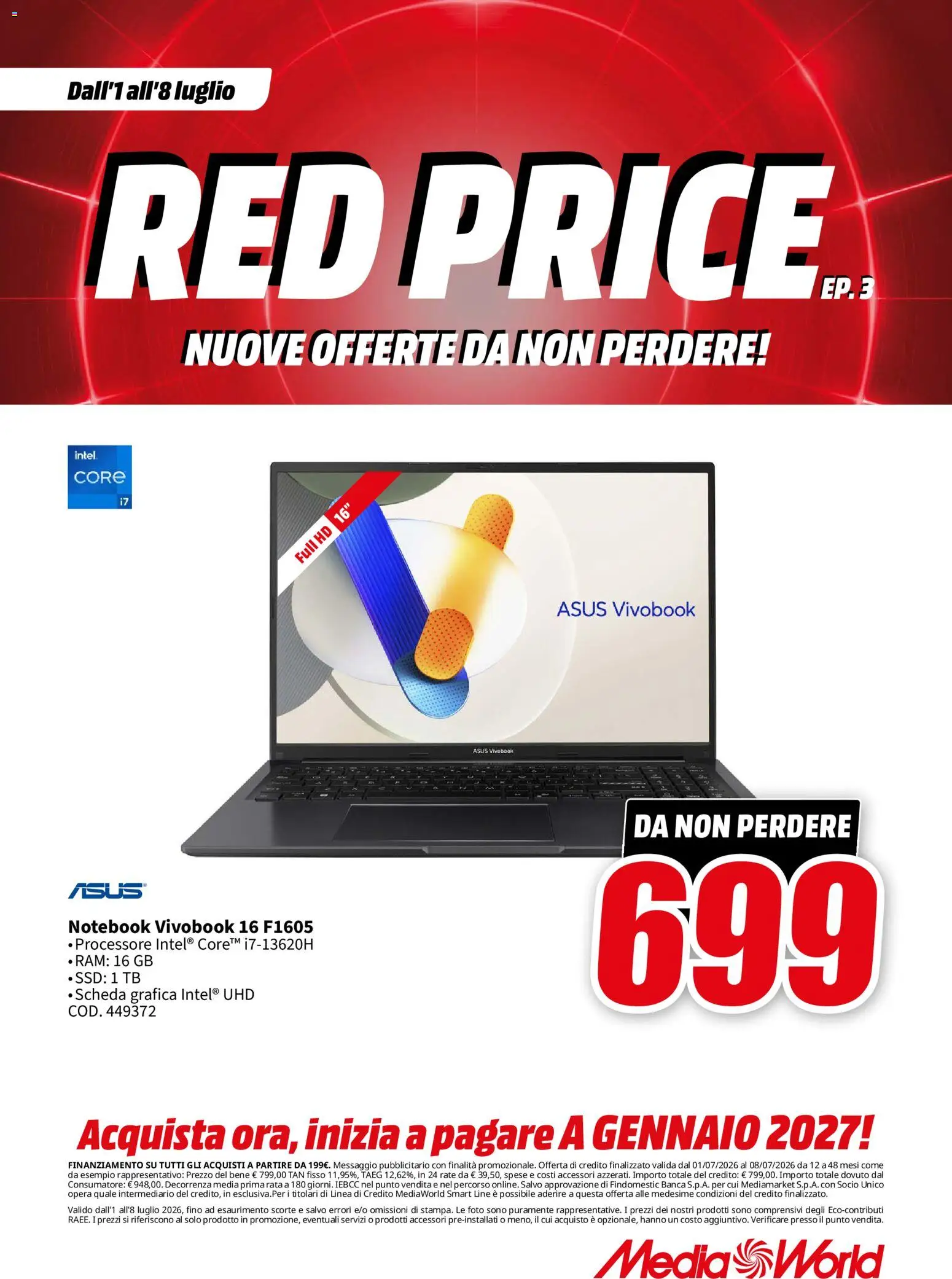 📣 Volantino Media World dal 📅 01/07/2026 - Scopri le offerte ora!🔥 | Italy