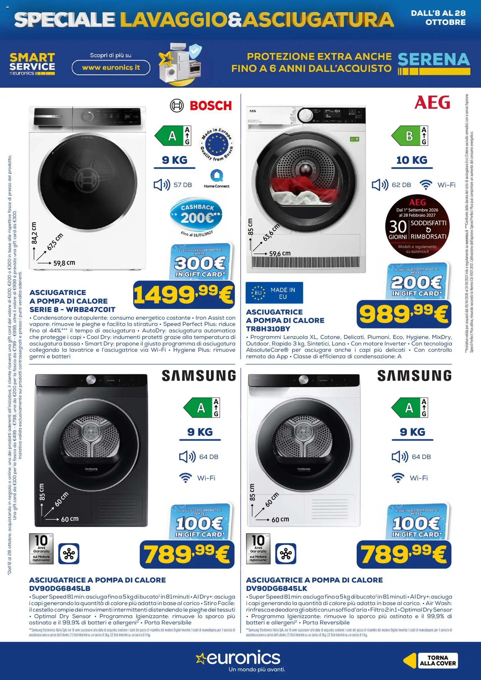 Euronics volantino Lavaggio Volantino in Italy
