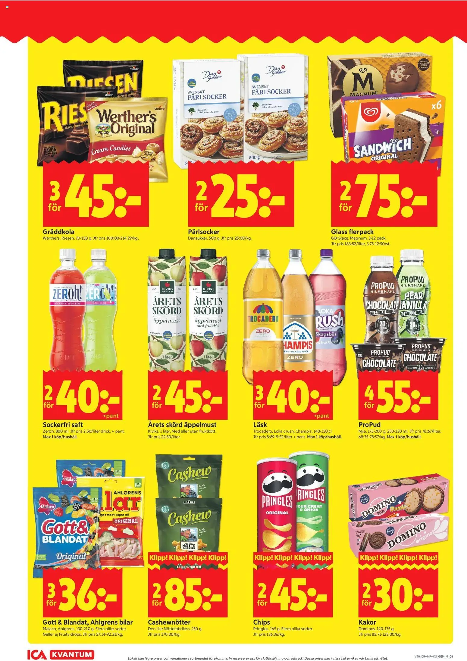 ICA Kvantum erbjudanden Reklamblad in Sverige