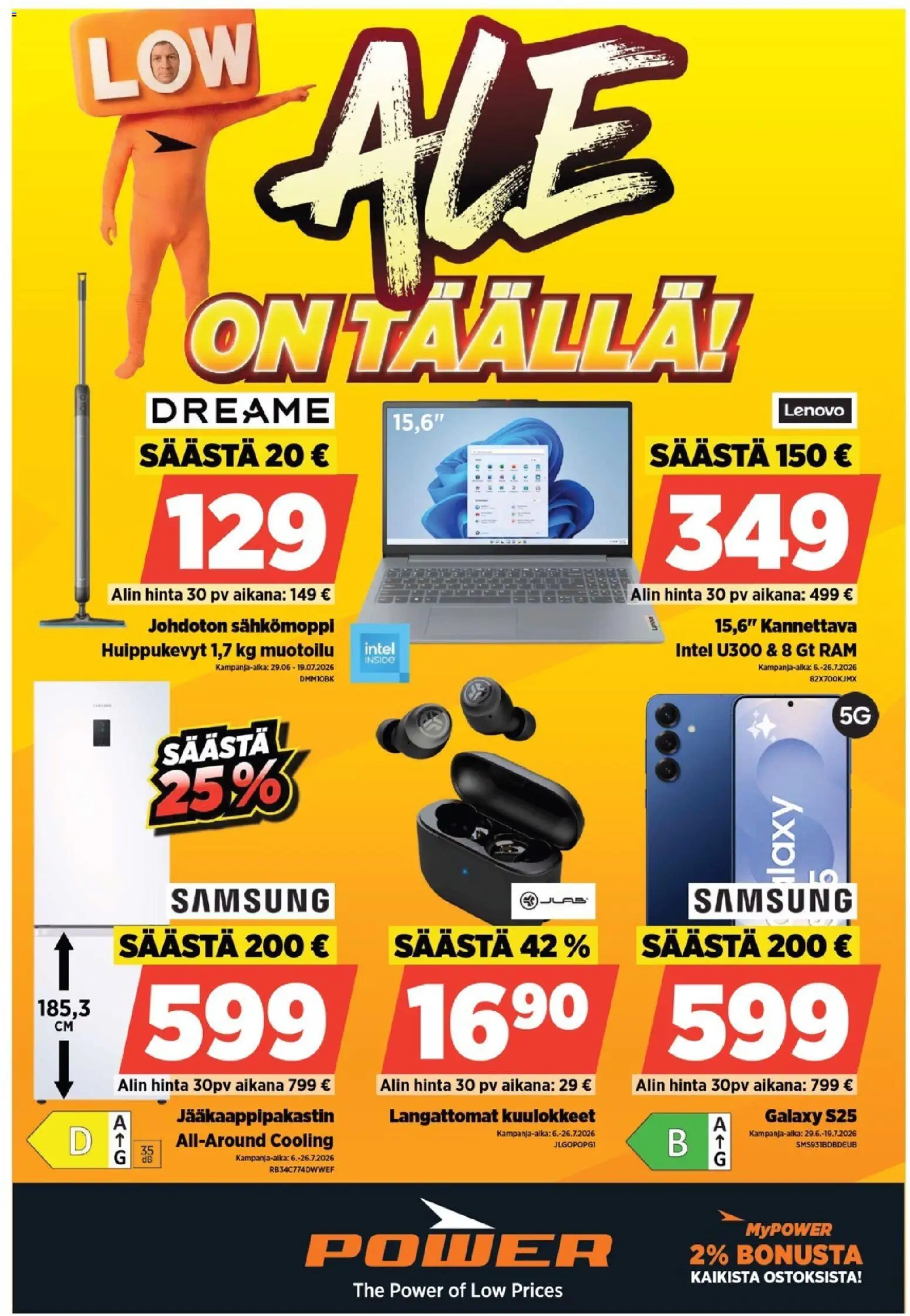 🛍️ Power tarjoukset alkaen 06/07/2026 » Katso huipputarjoukset ja säästä jo tänään! 💰 | Suomi