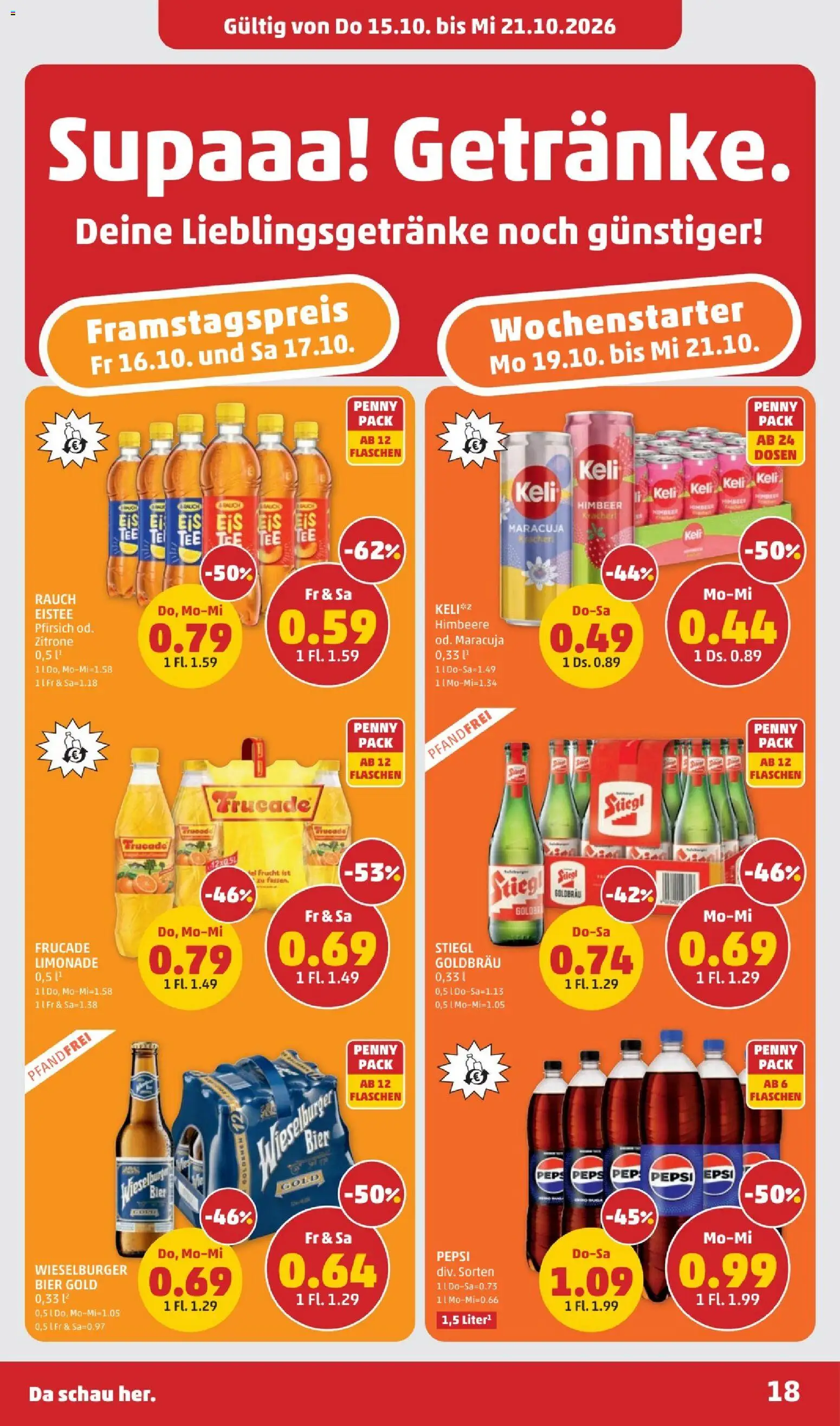 Penny Markt Flugblatt Flugblatt in Österreich