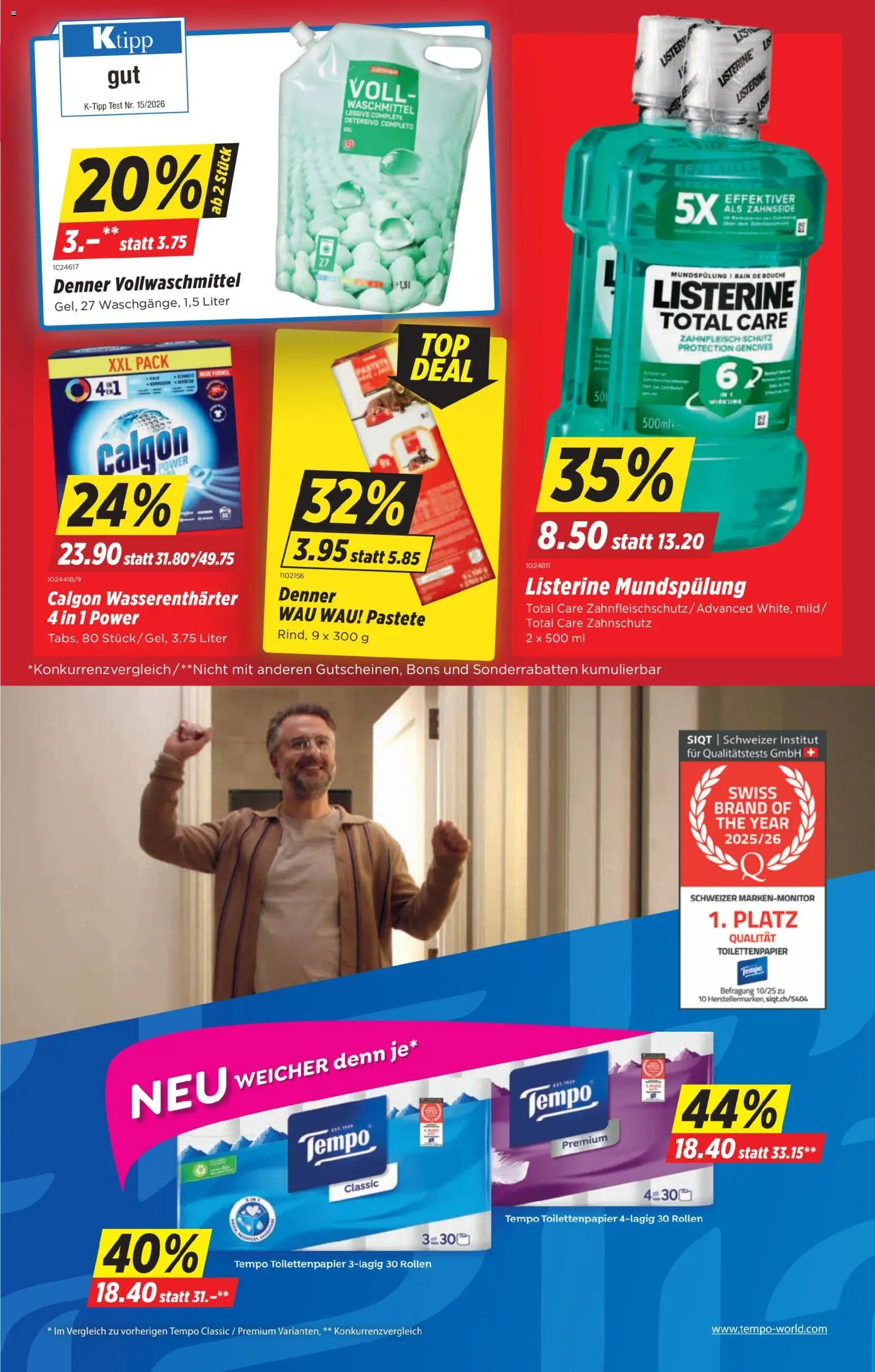 Denner aktionen Prospekt in Schweiz