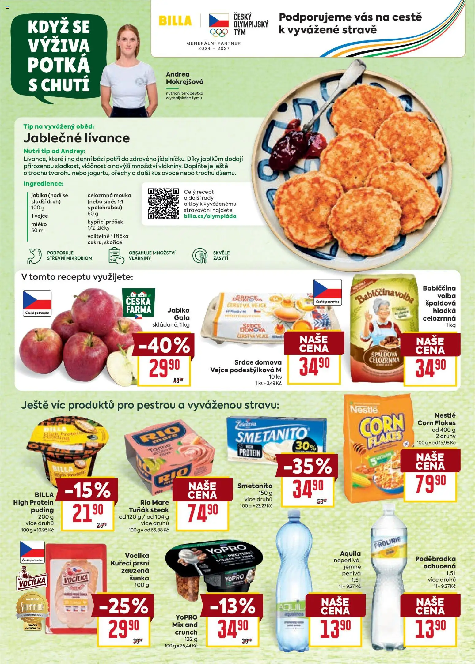 Billa Velký leták Leták in Česko
