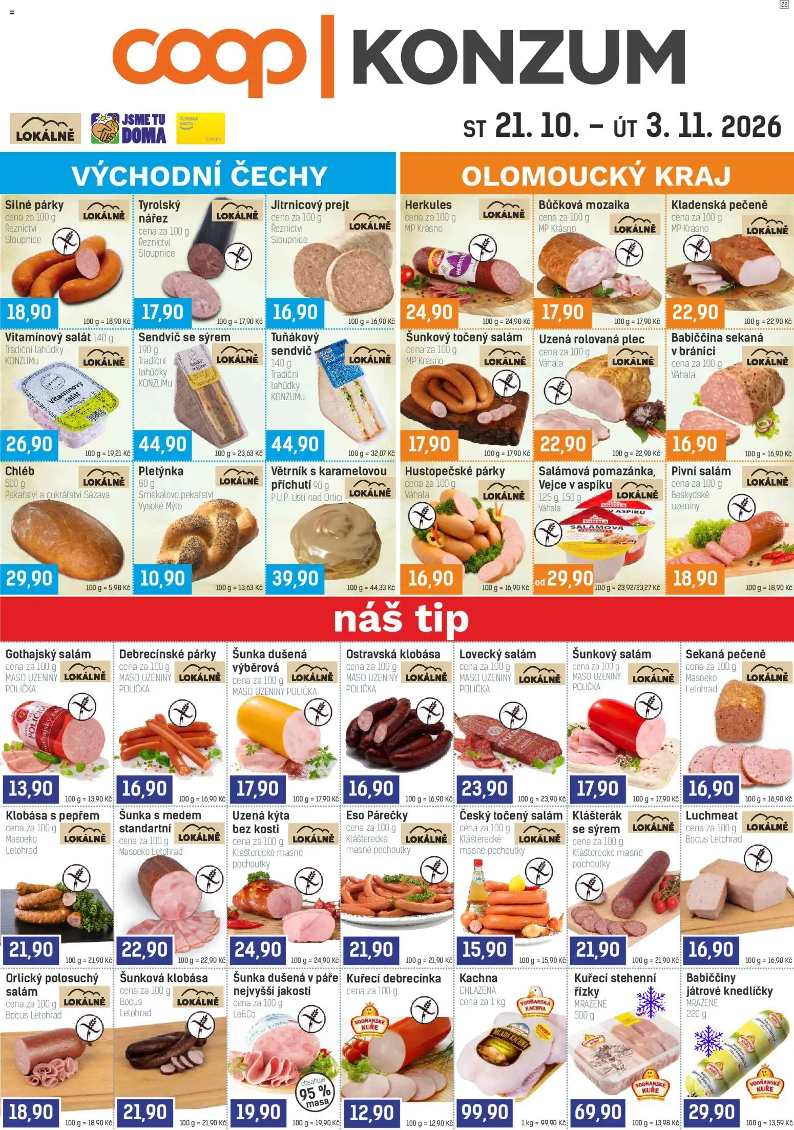 Konzum leták Leták in Česko