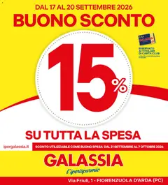Galassia Galassia volantino Buono Sconto