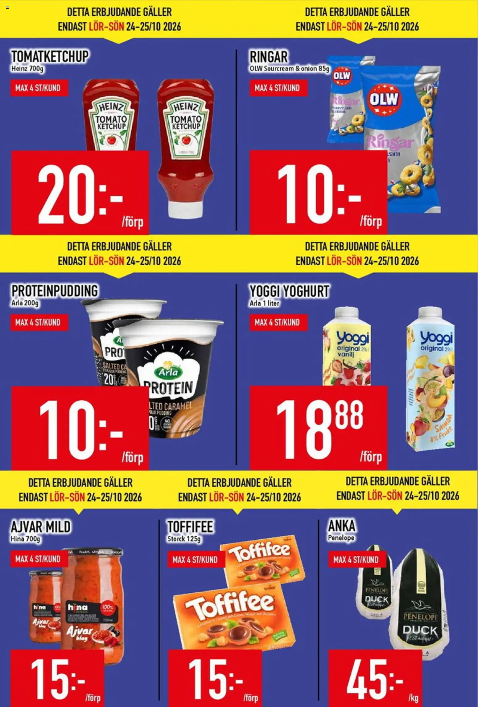 Matdax erbjudanden Reklamblad in Sverige