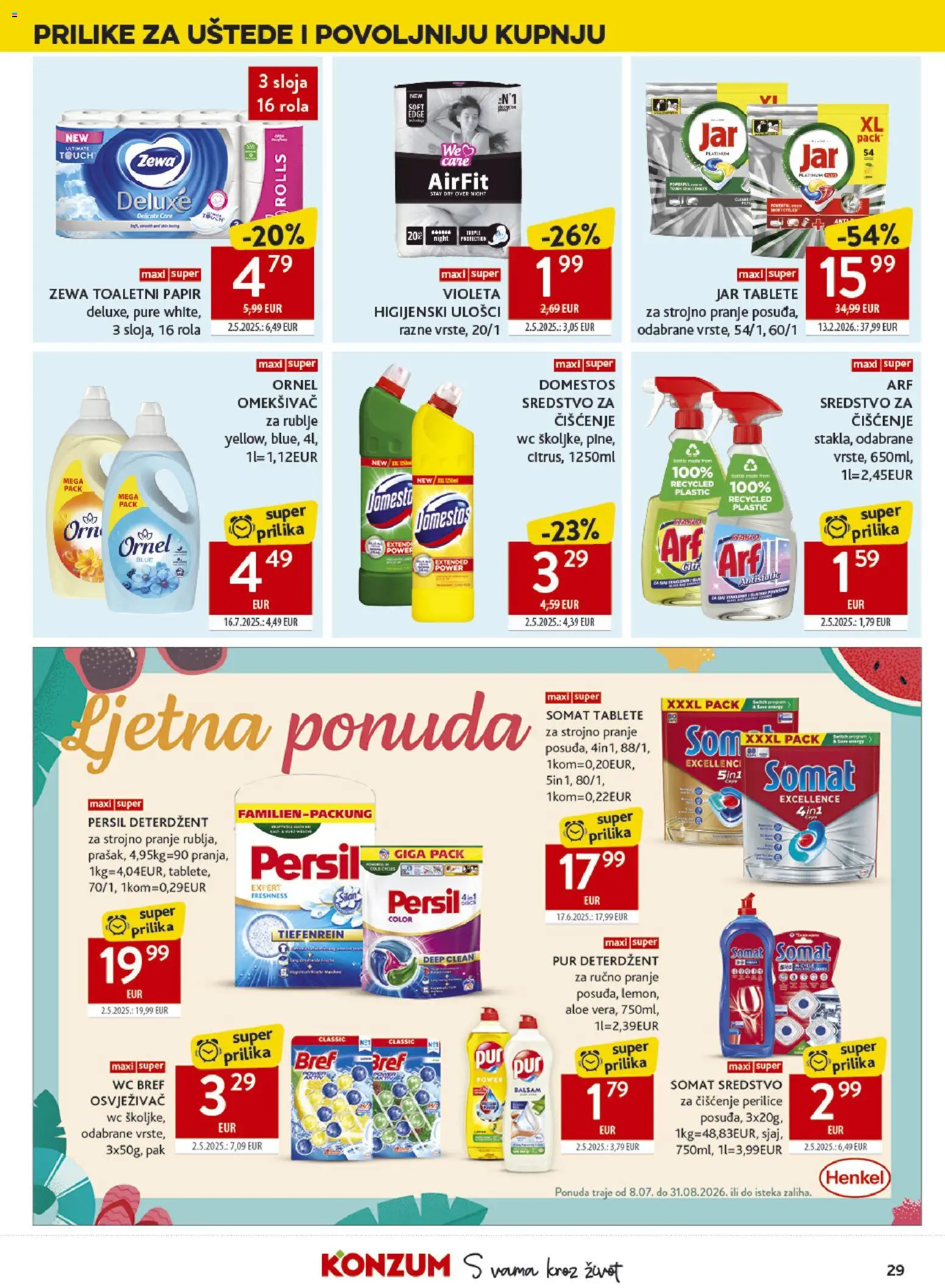 Konzum HR Akciós Újság 2026.07.08.-tól/töl - fantasztikus ajánlatokat! 🛍️ | Magyarország