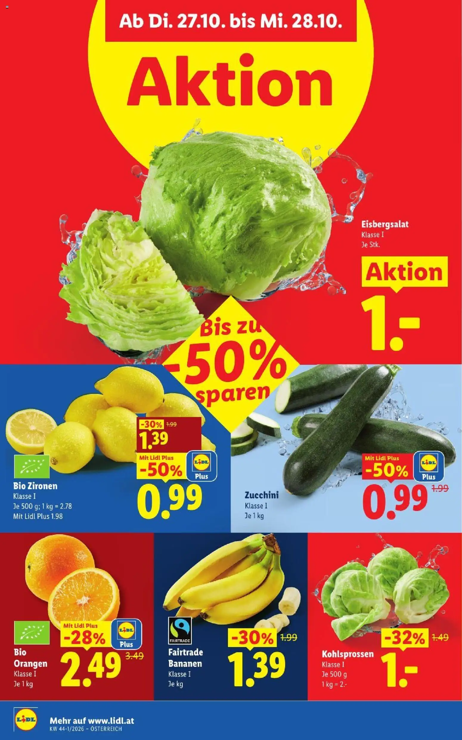 Lidl Flugblatt Flugblatt in Österreich