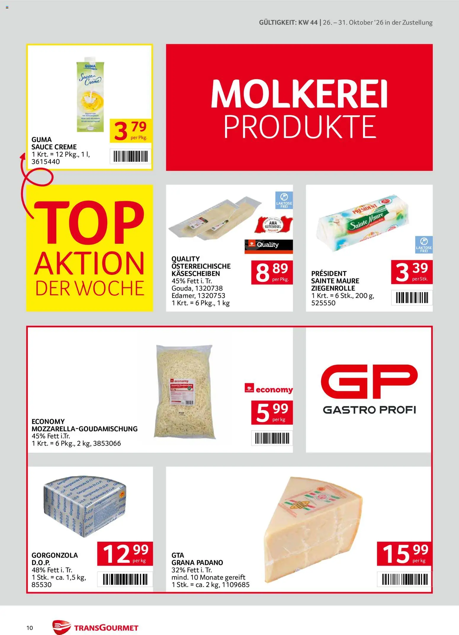 Transgourmet Flugblatt Flugblatt in Österreich