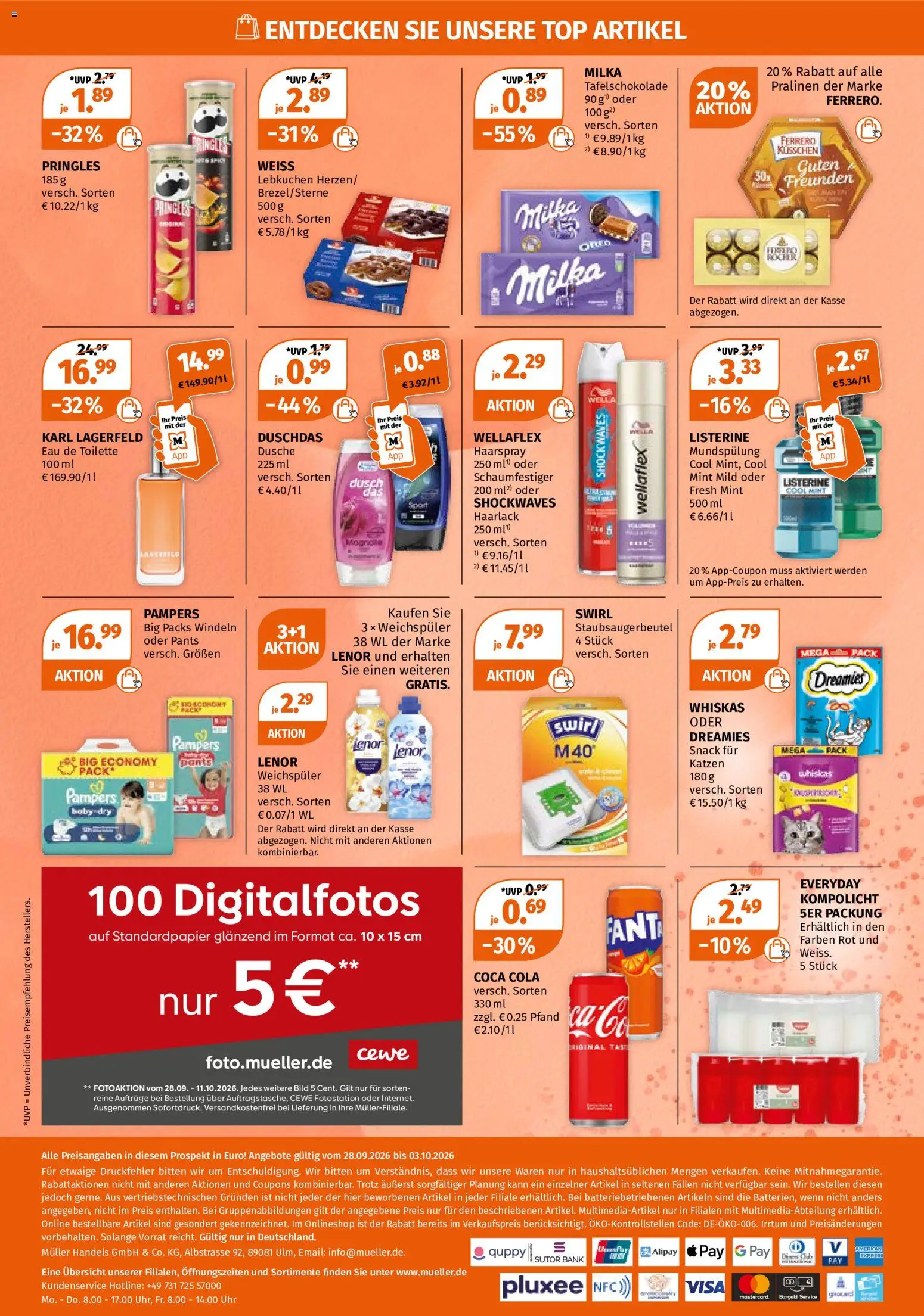 Müller Drogerie-Highlights Prospekt in Deutschland