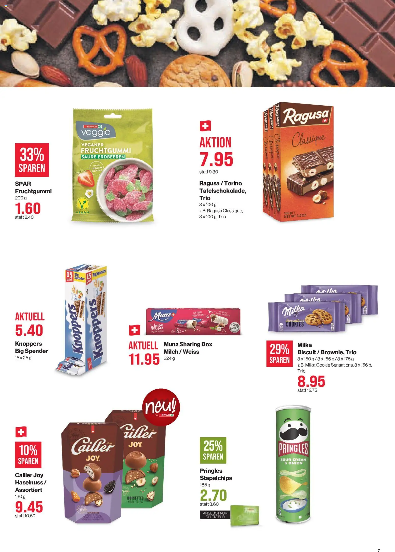 SPAR aktionen Prospekt in Schweiz