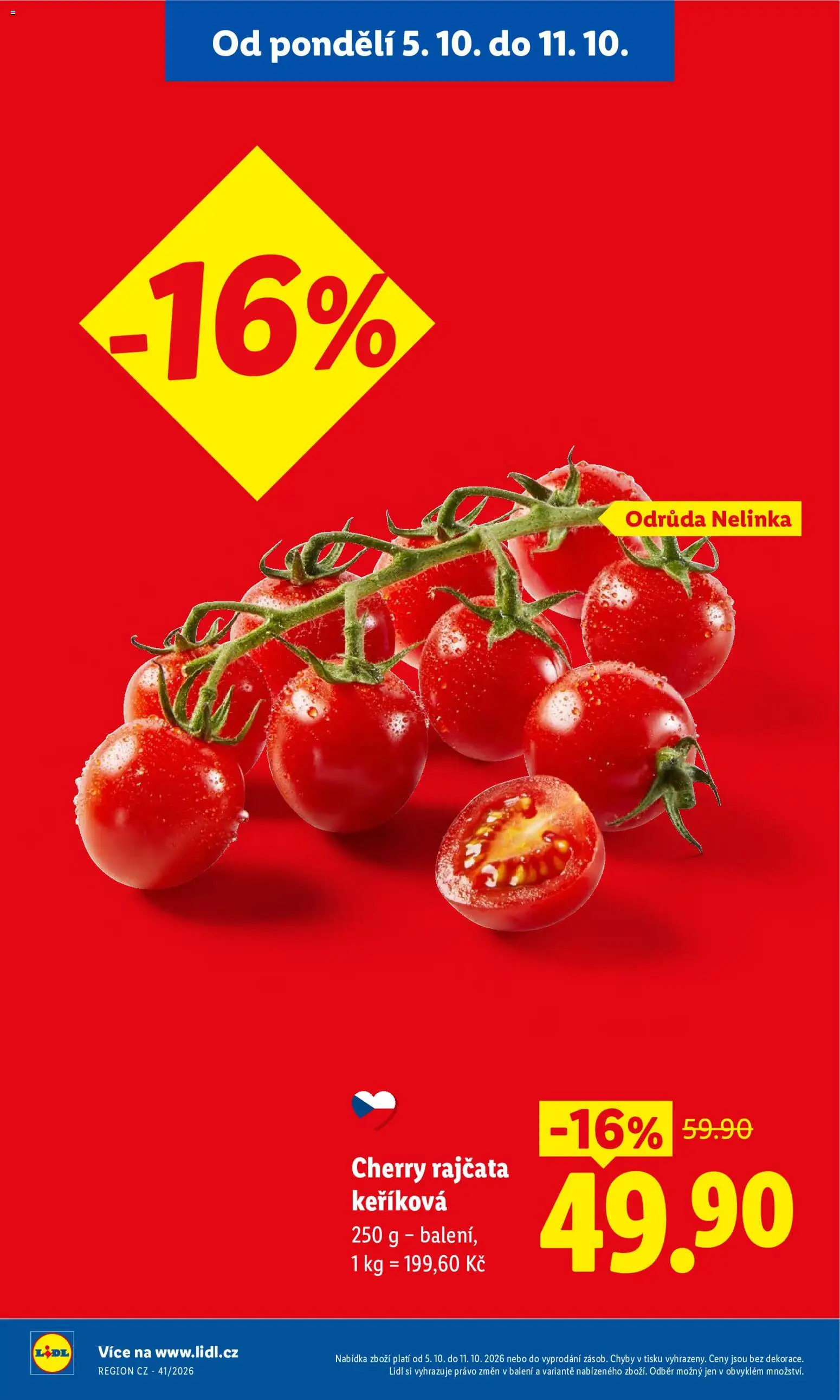 Lidl leták Leták in Česko