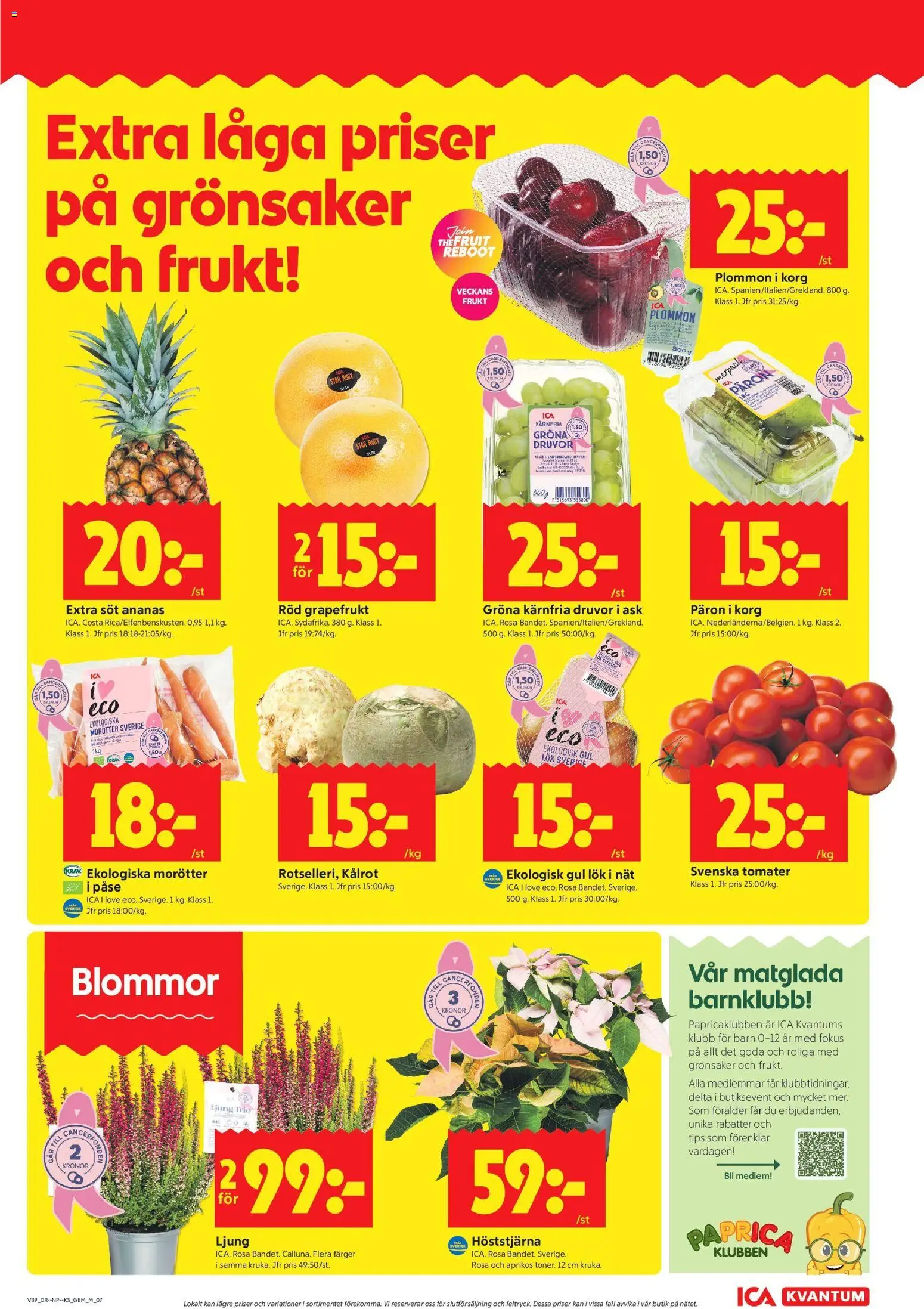 ICA Kvantum erbjudanden Reklamblad in Sverige