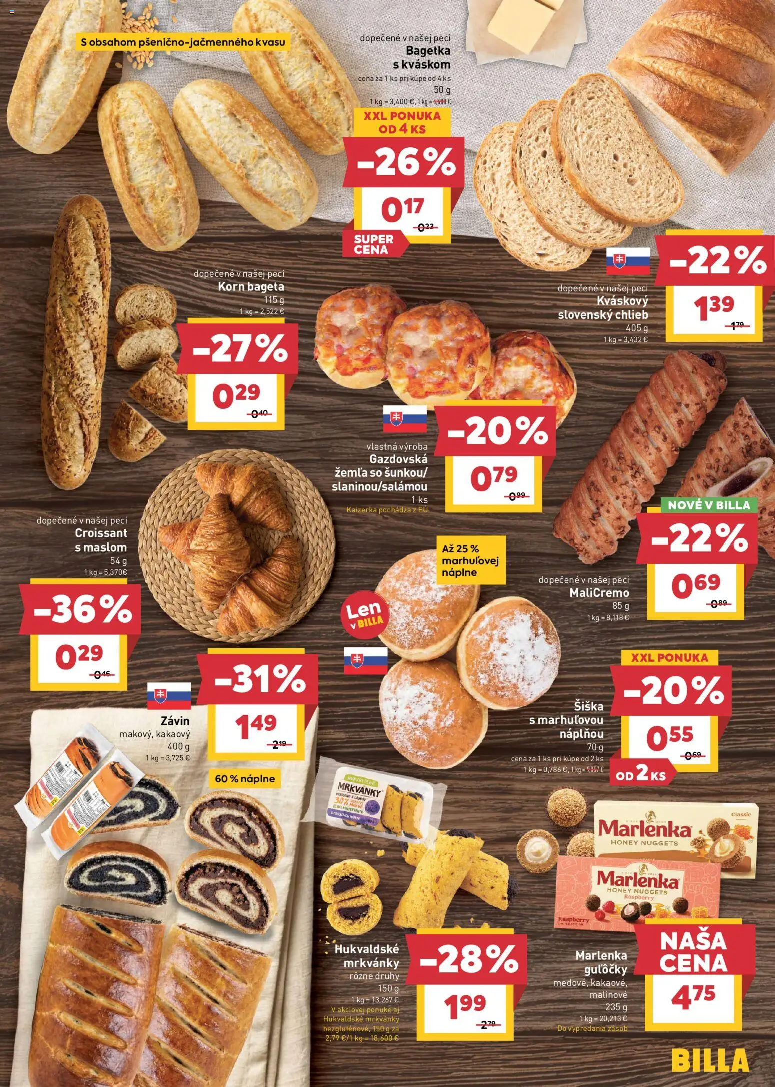 Billa leták Leták in Slovensko