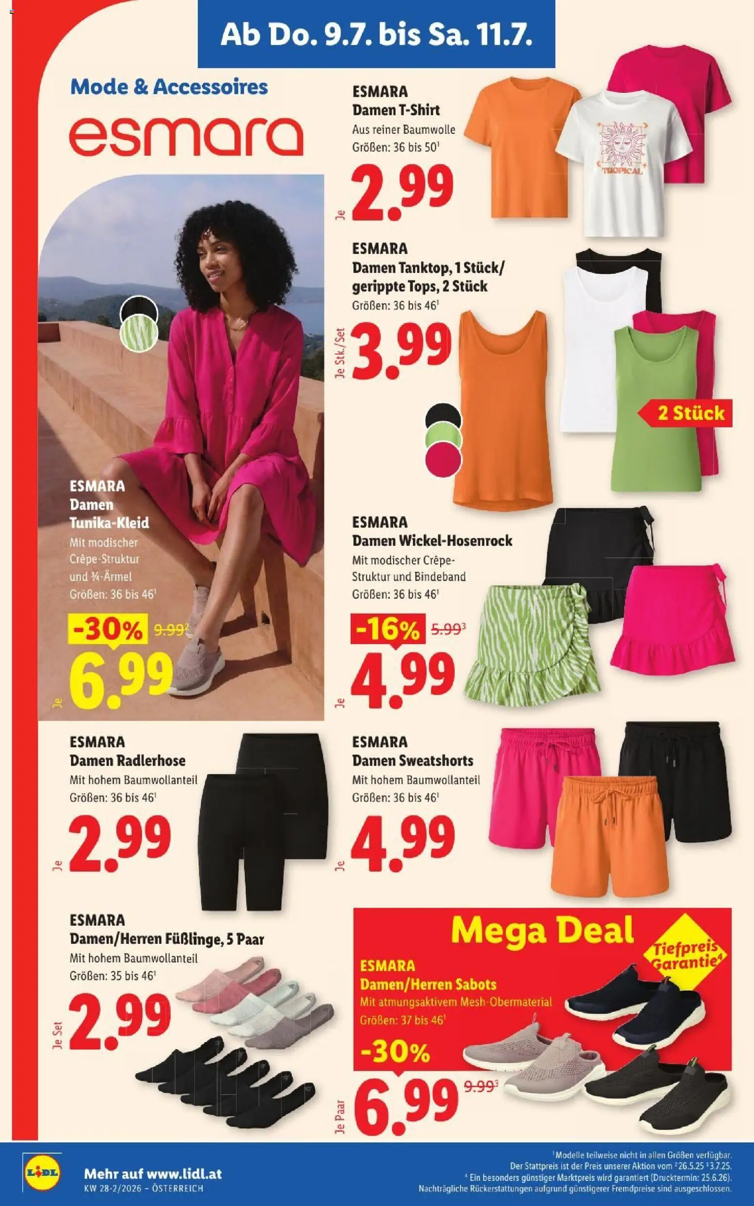 Jetzt sparen im Lidl - Flugblatt | 09.07.2026 ✳️ Angebote ab Donnerstag | Österreich