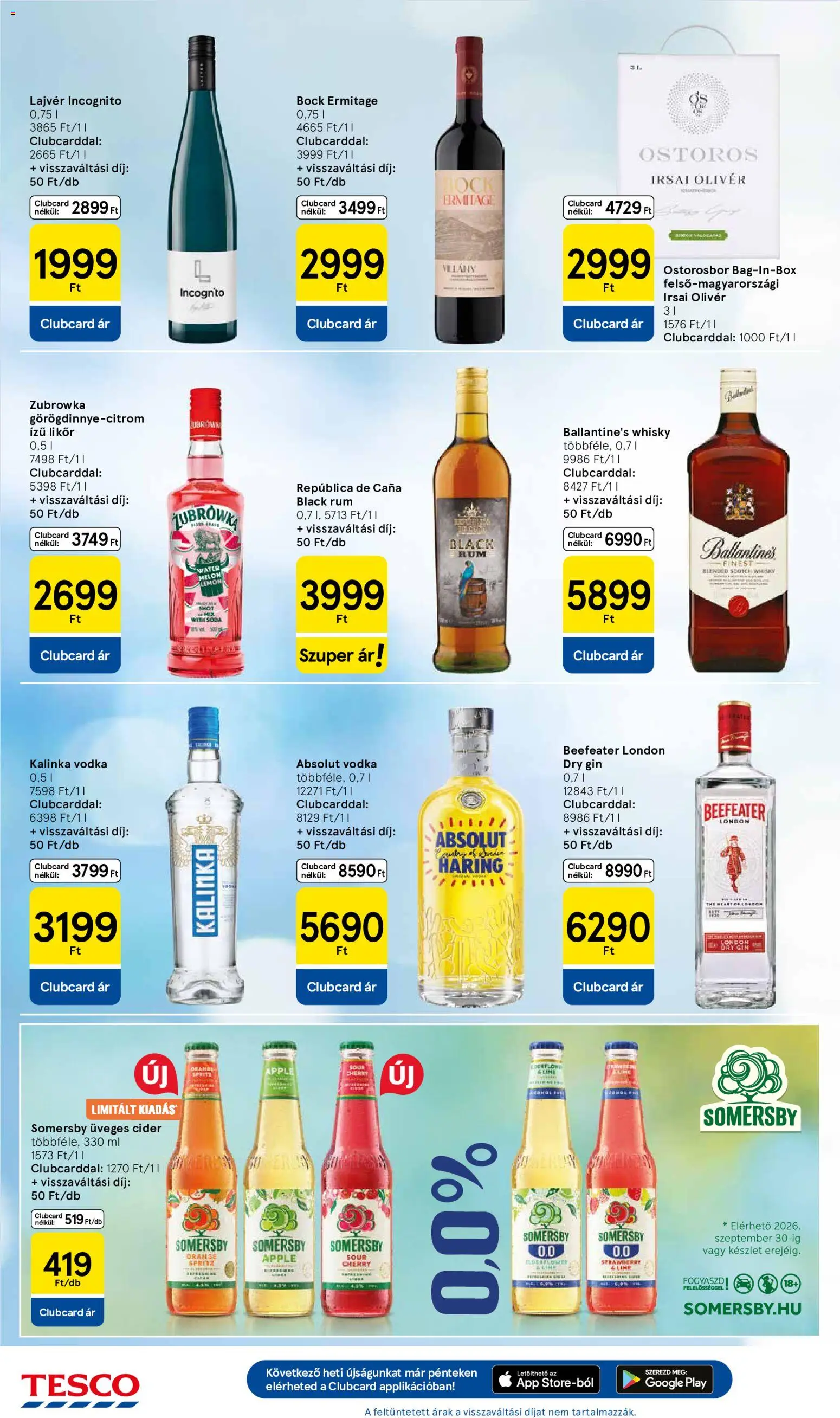 Tesco aktuális akciós újság - 2026.07.09.-tól/től⏳ | Magyarország