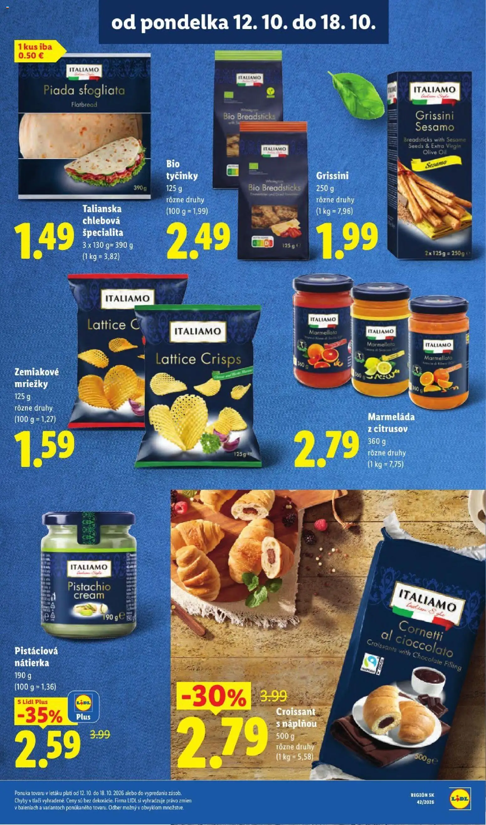 Lidl leták Leták in Slovensko