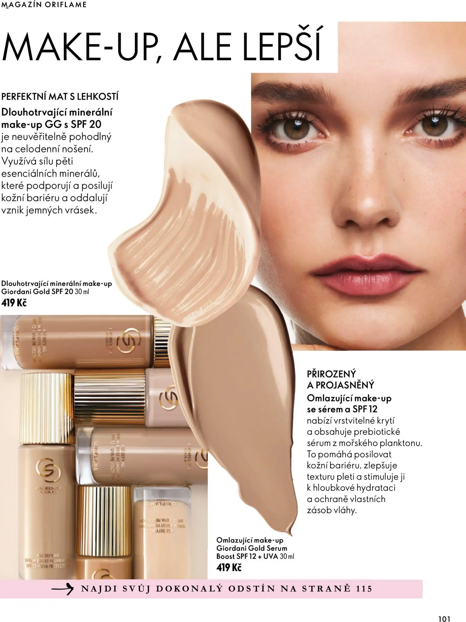 Oriflame katalog Novage+ Proceuticals Leták in Česko