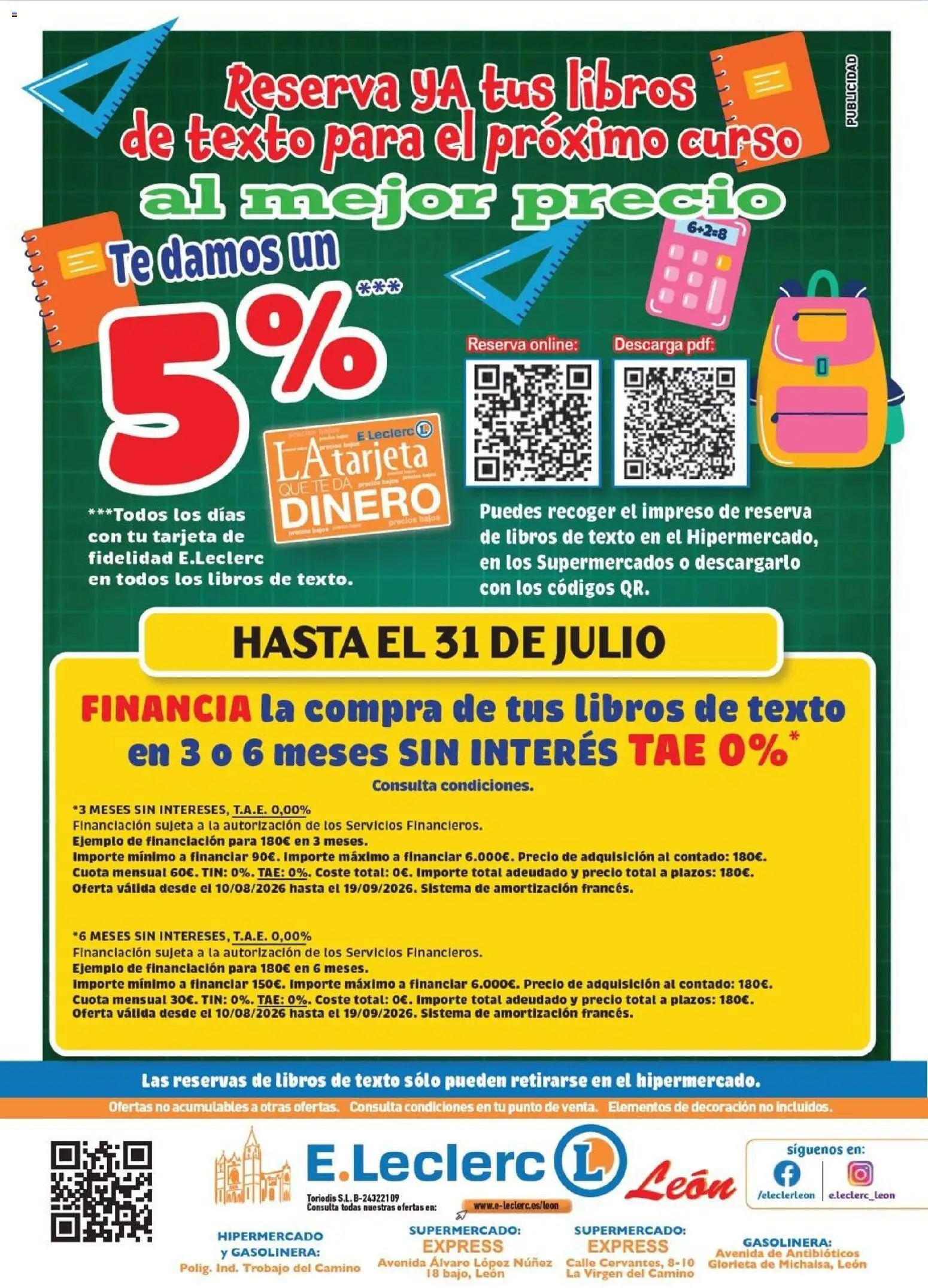 E.Leclerc folleto desde 22/06/2026 | ¿Cómo obtener un descuento limitado? ¡Ahorra hoy mismo! | España