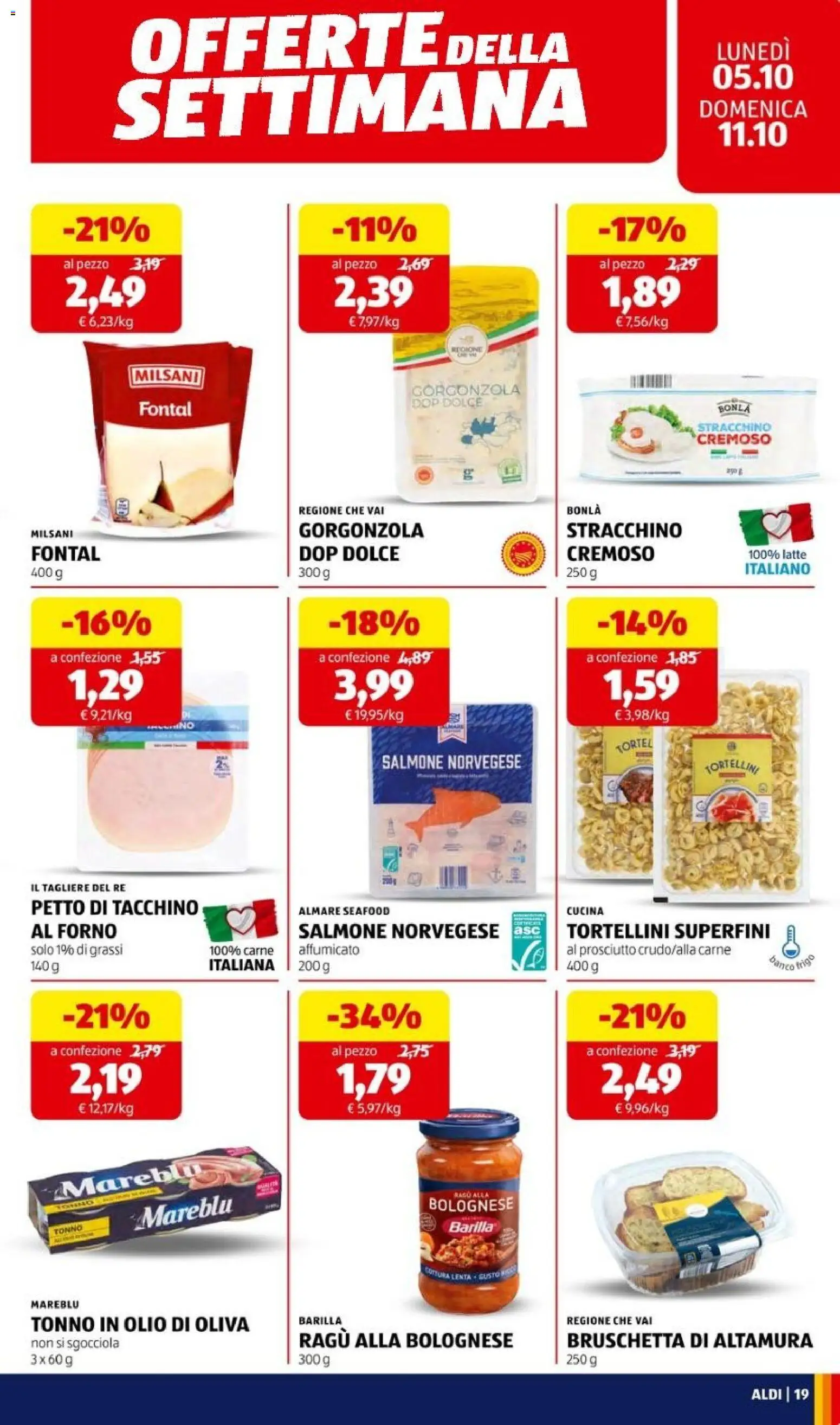 Aldi volantino Volantino in Italy