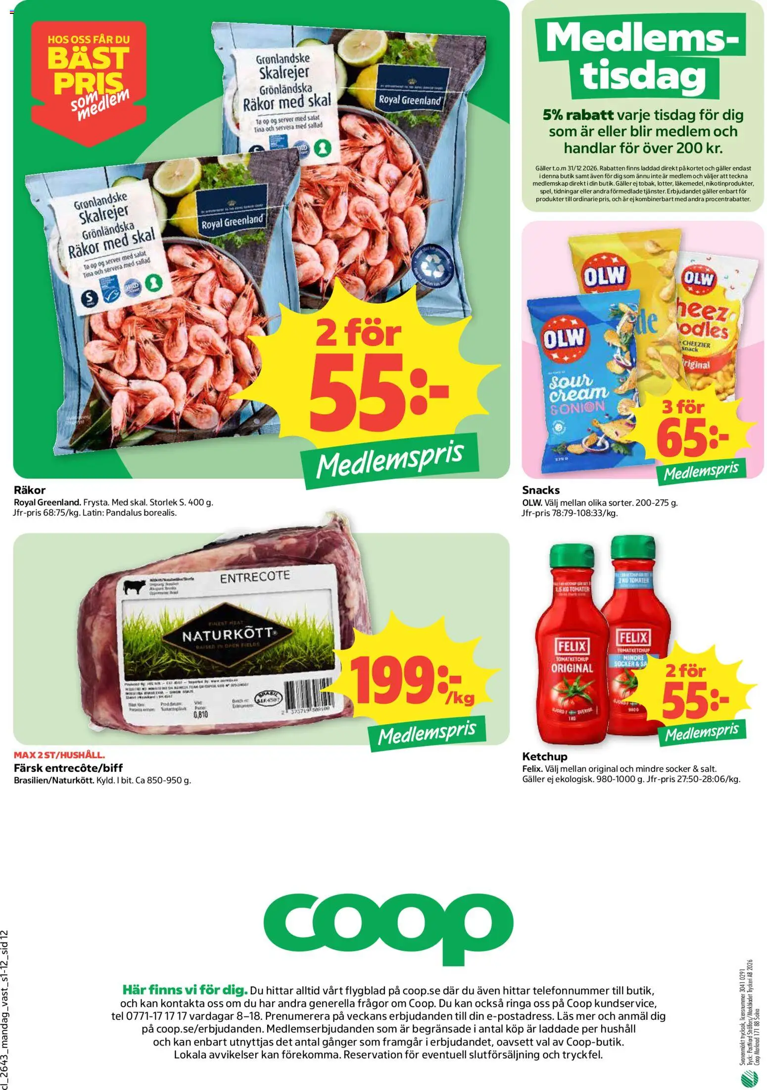 Coop erbjudanden Reklamblad in Sverige