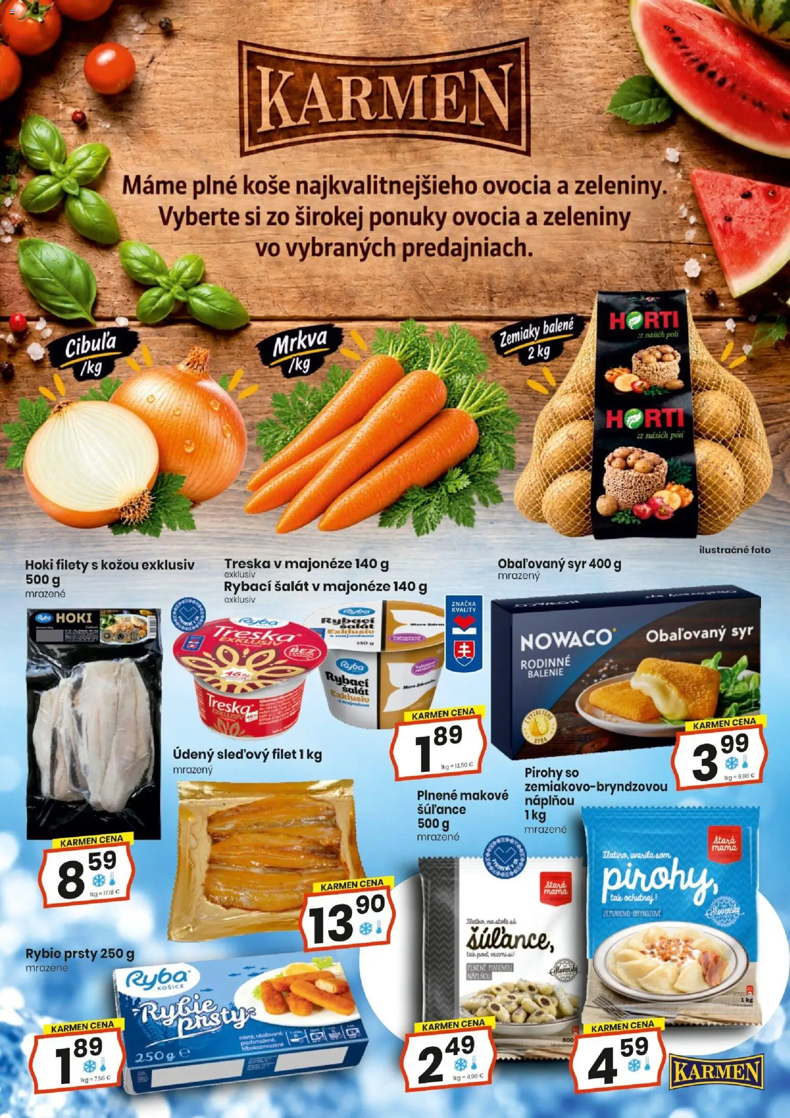 KARMEN CBA leták Leták in Slovensko