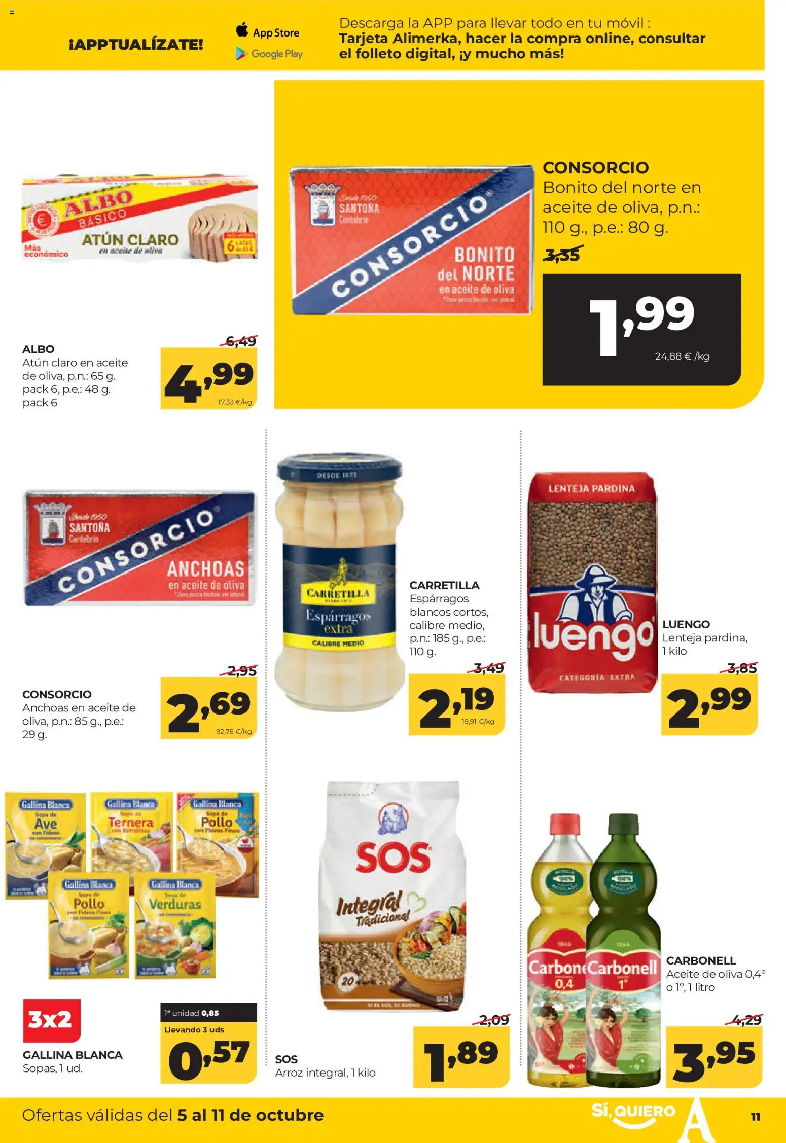 Alimerka folleto Folleto in España