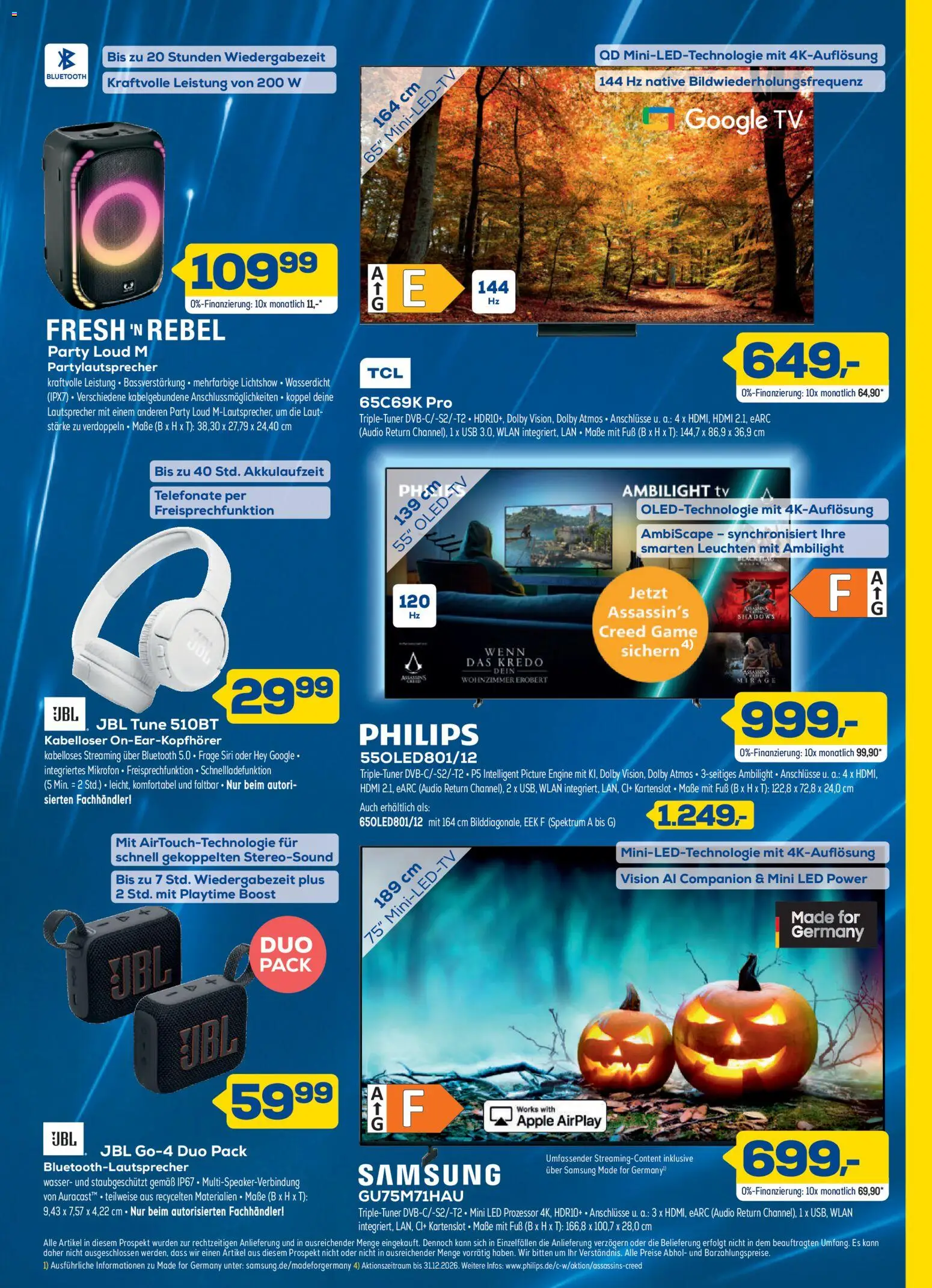 Euronics Black November Prospekt in Deutschland