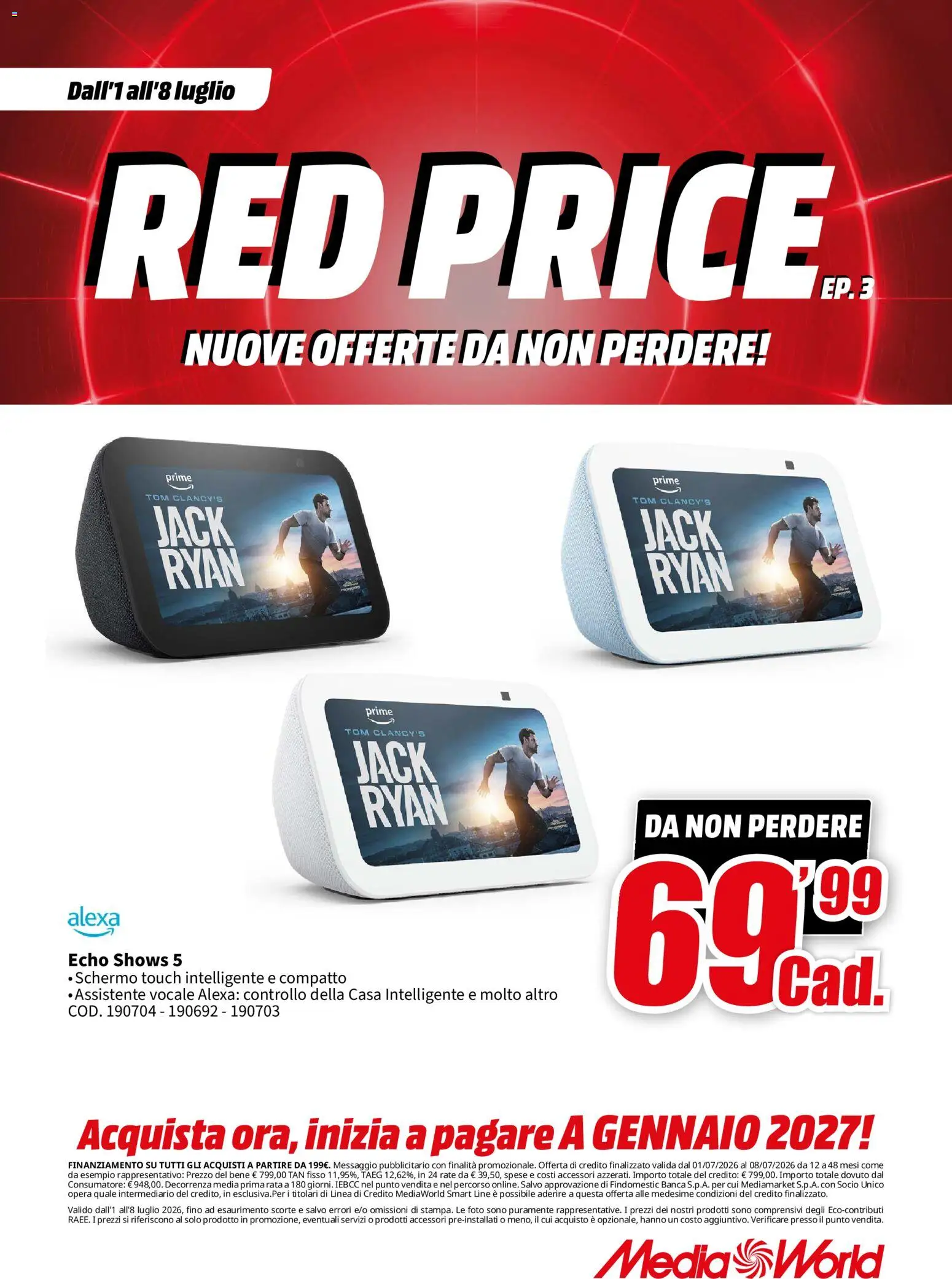📣 Volantino Media World dal 📅 01/07/2026 - Scopri le offerte ora!🔥 | Italy