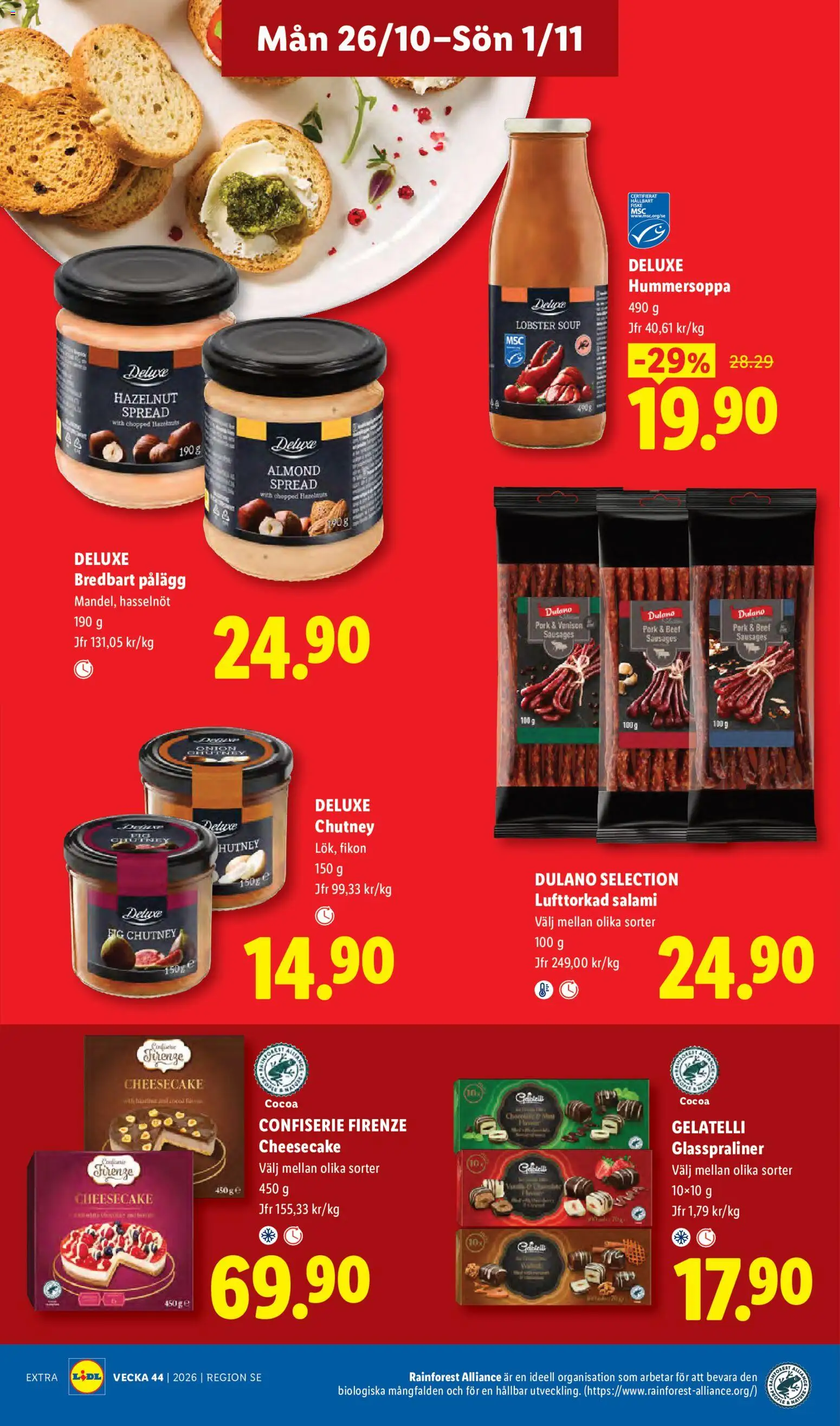 Lidl erbjudanden Reklamblad in Sverige