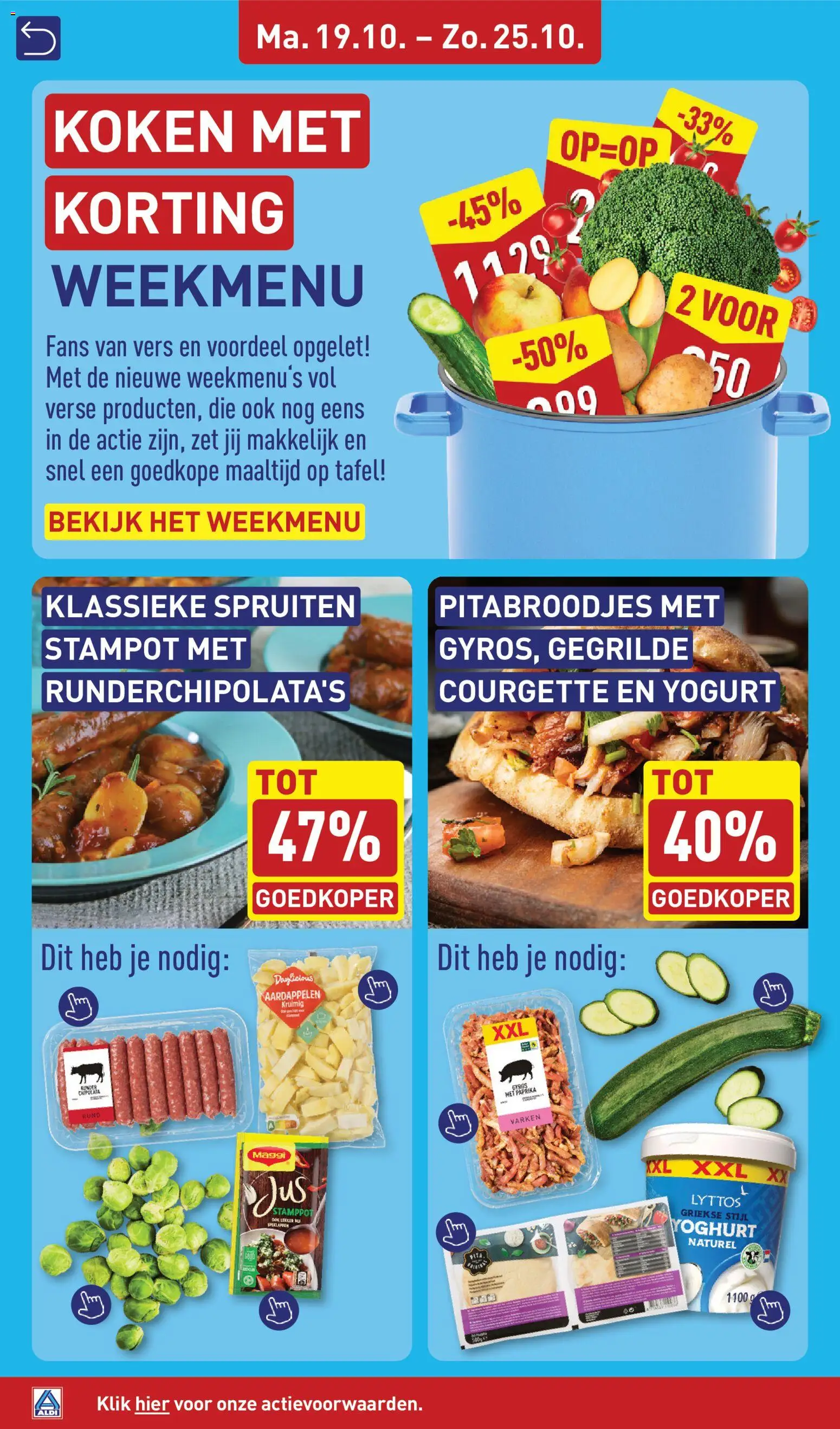 Aldi folder Folder in Nederland