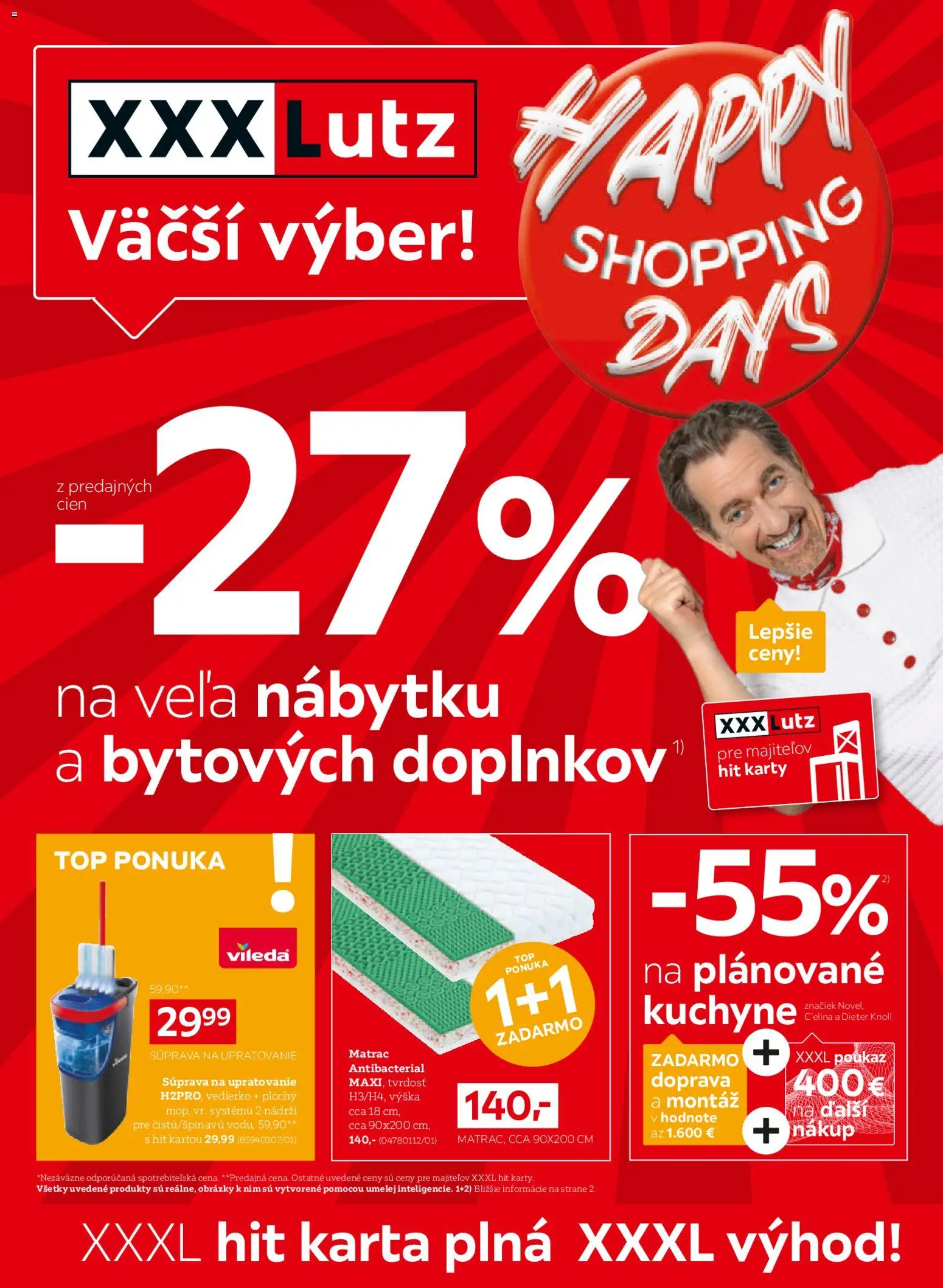 XXXLutz leták Leták in Slovensko