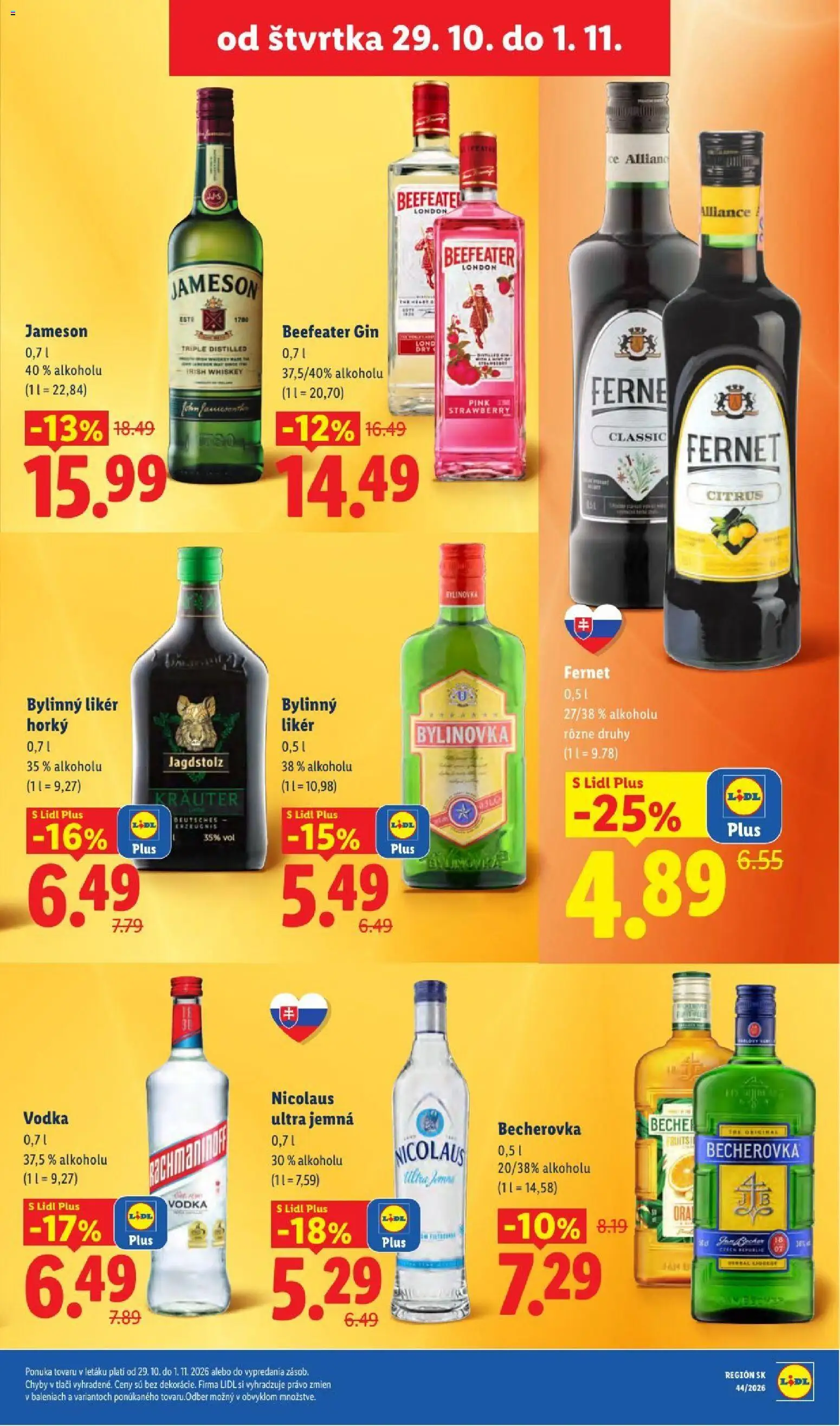 Lidl leták Leták in Slovensko