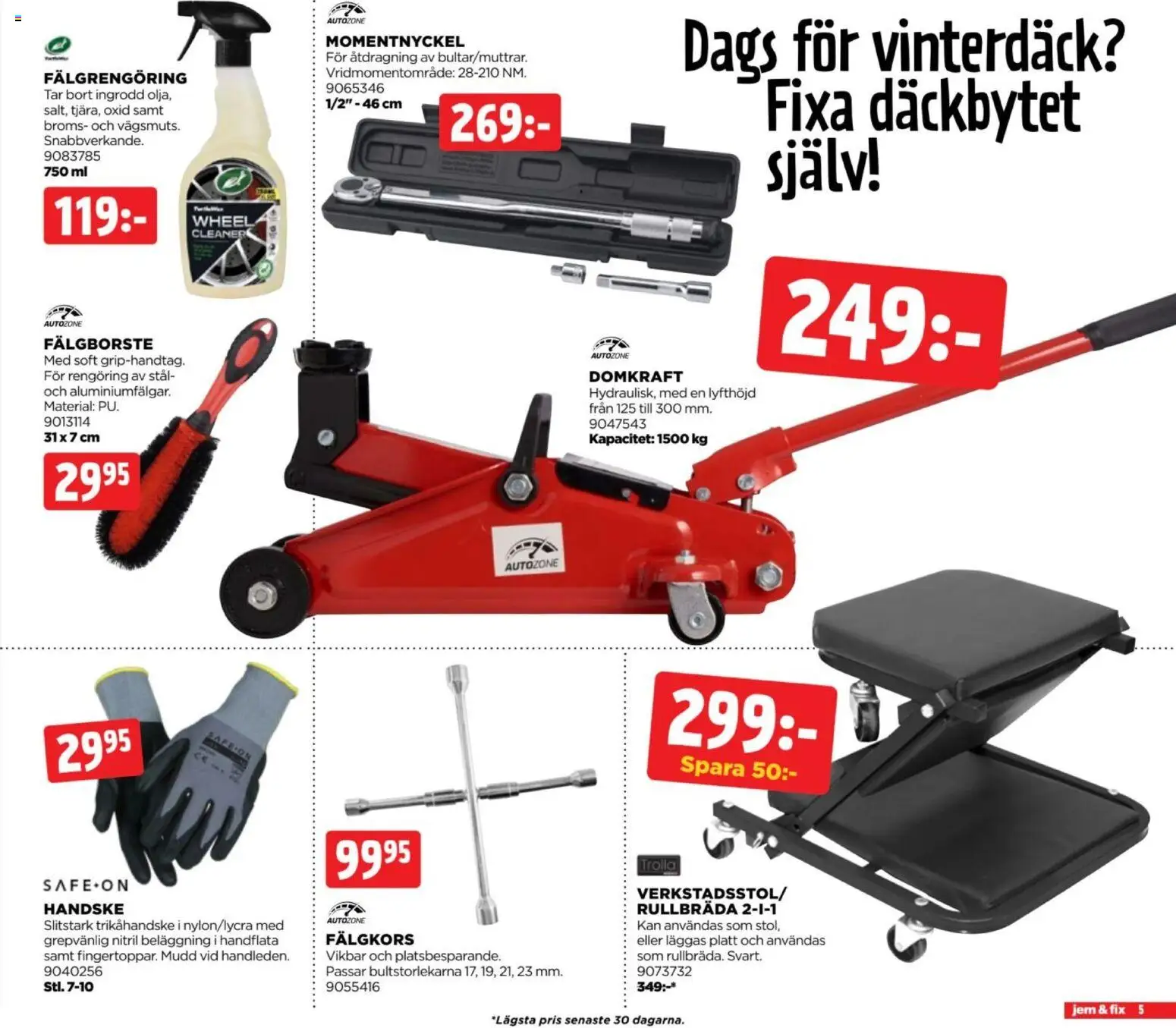 Jem & Fix erbjudanden Reklamblad in Sverige