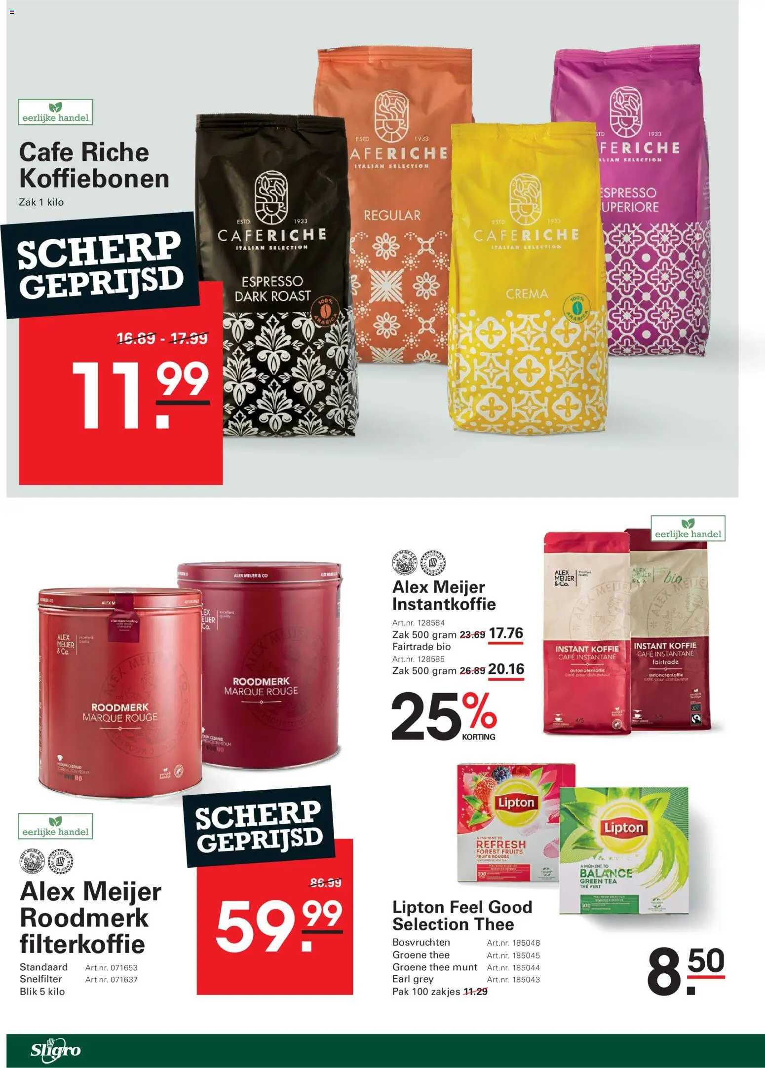 Sligro folder Folder in Nederland
