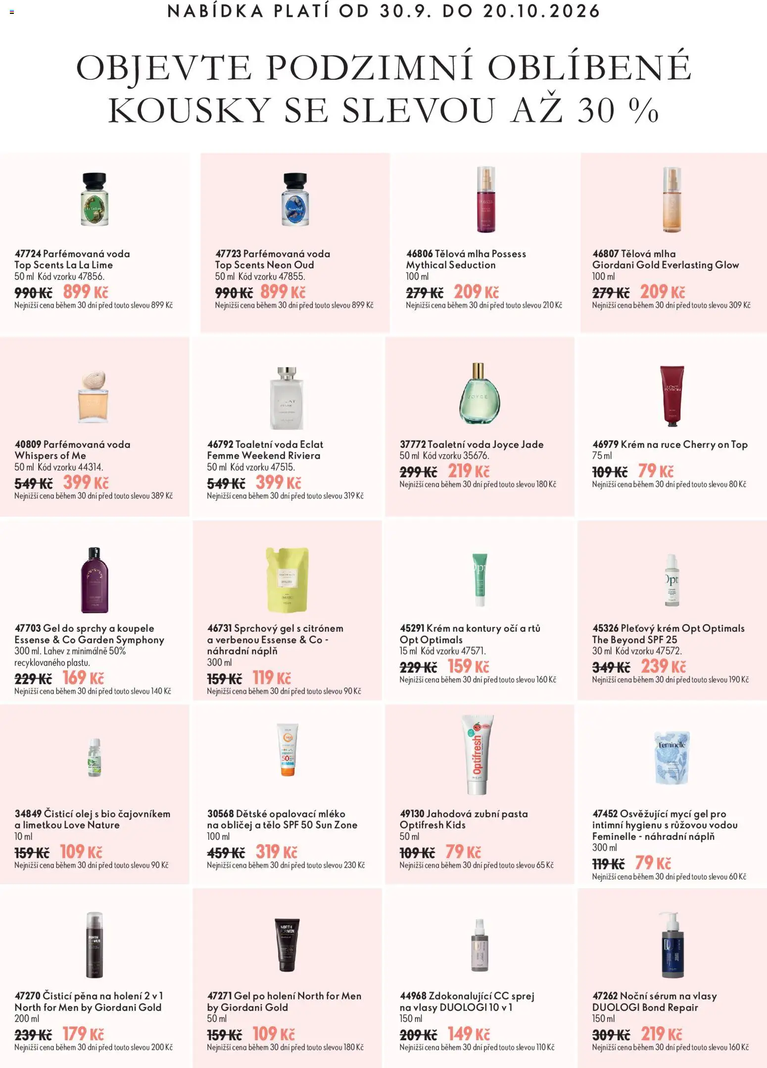 Oriflame katalog č. 14/2026 Leták in Česko