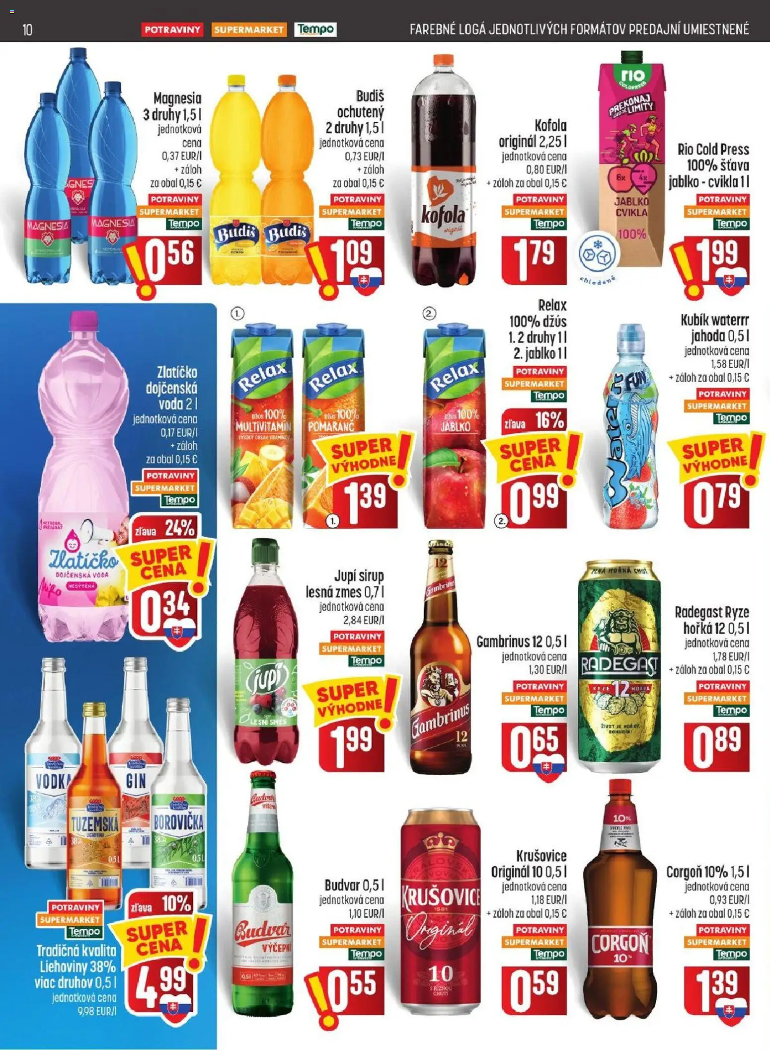 COOP Jednota leták Leták in Slovensko