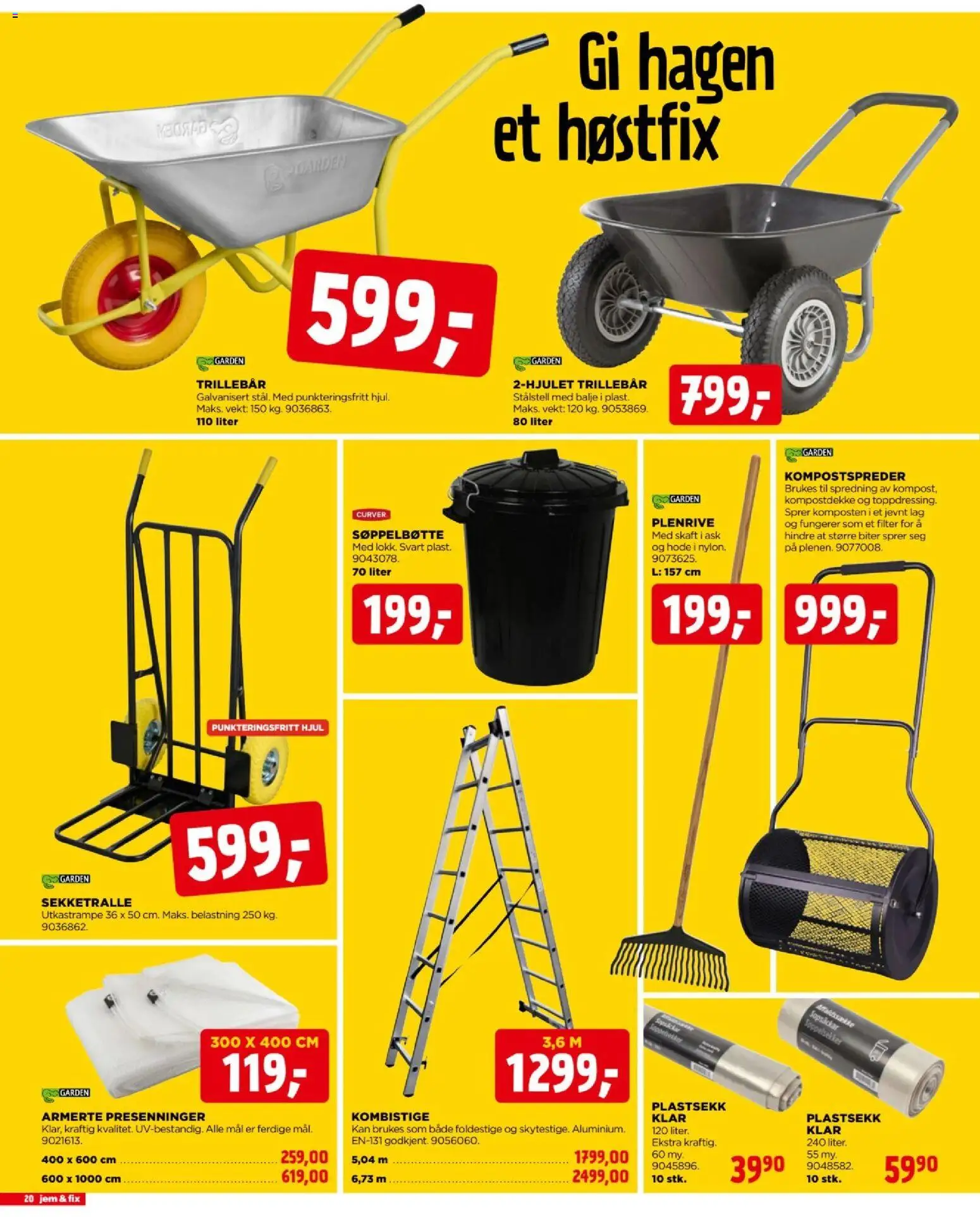 Jem & Fix kundeavis Kundeavis in Norge