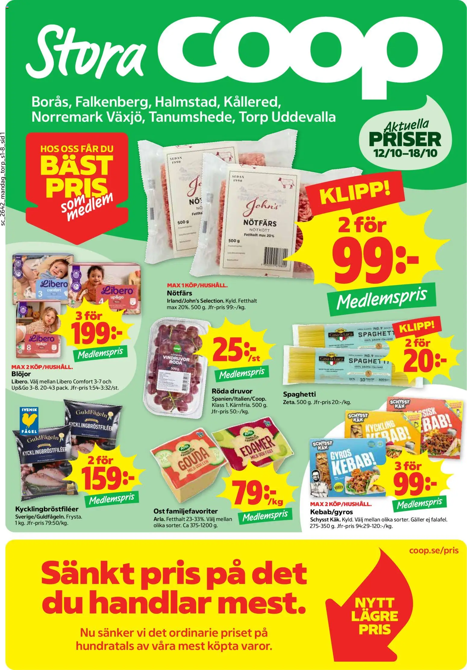 Stora Coop erbjudanden Reklamblad in Sverige