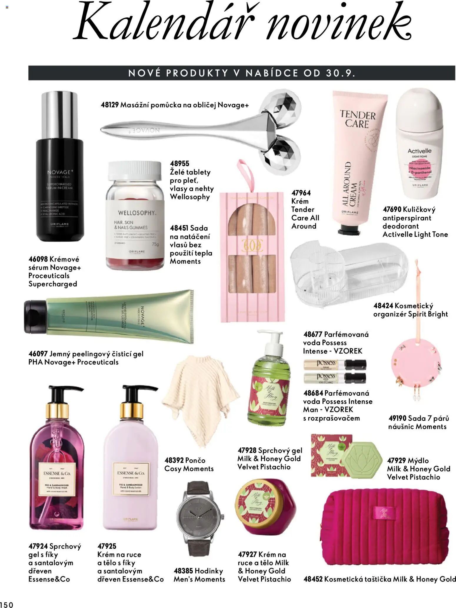 Oriflame katalog Novage+ Proceuticals Leták in Česko