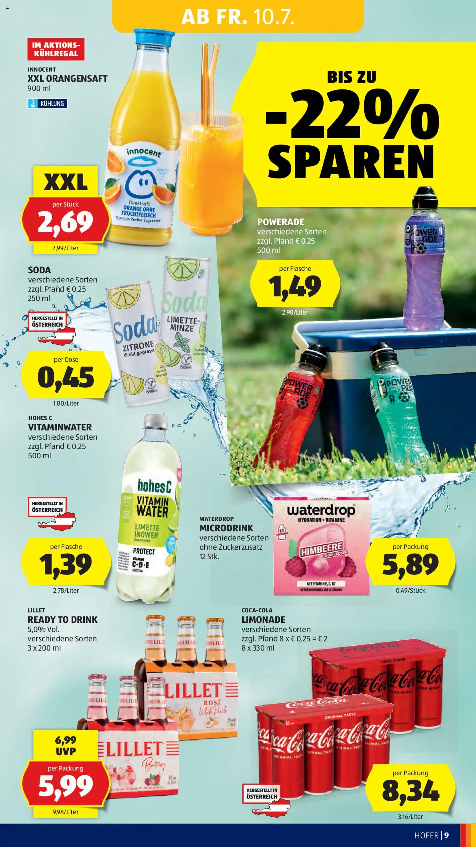 Sparen Sie mit dem | Hofer Flugblatt ab 10.07.2026 ✳️ Angebote | Österreich