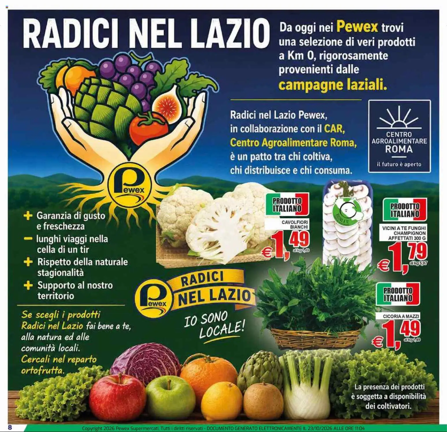 Pewex volantino Volantino in Italy