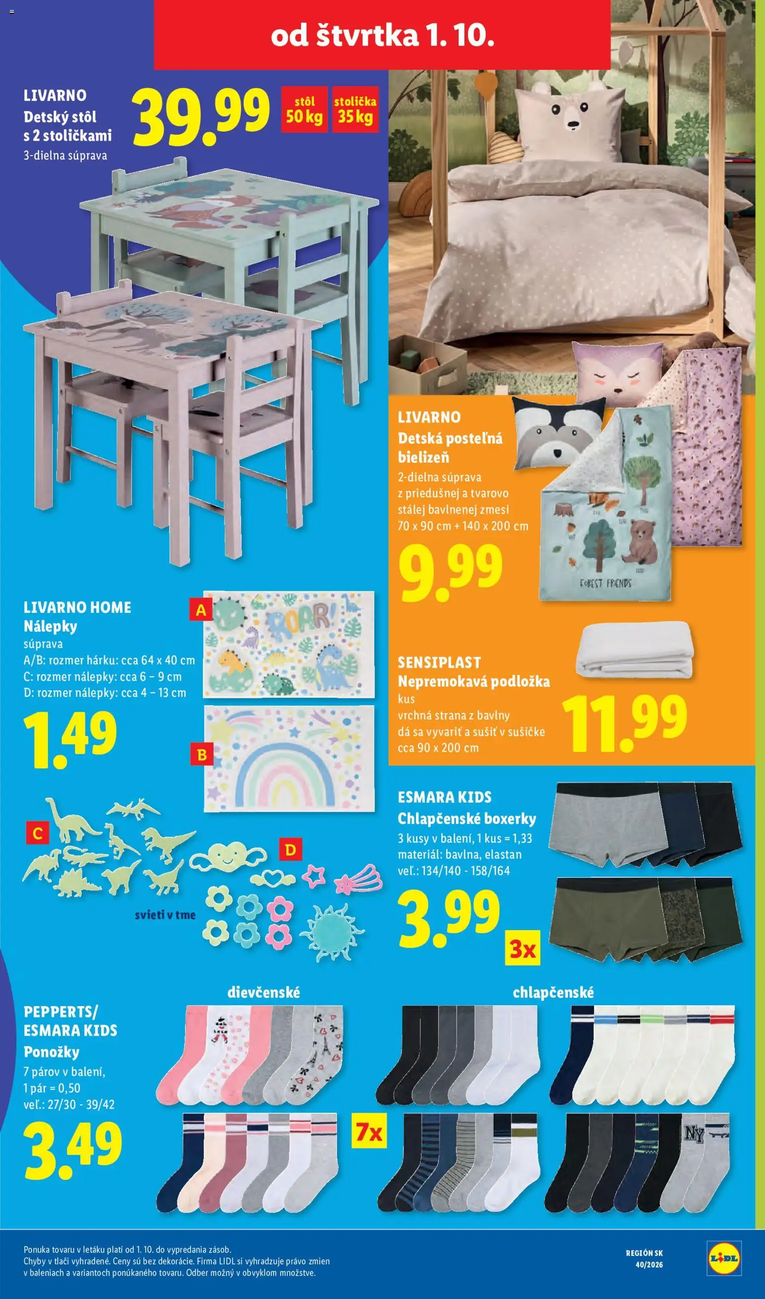 Lidl leták Leták in Slovensko